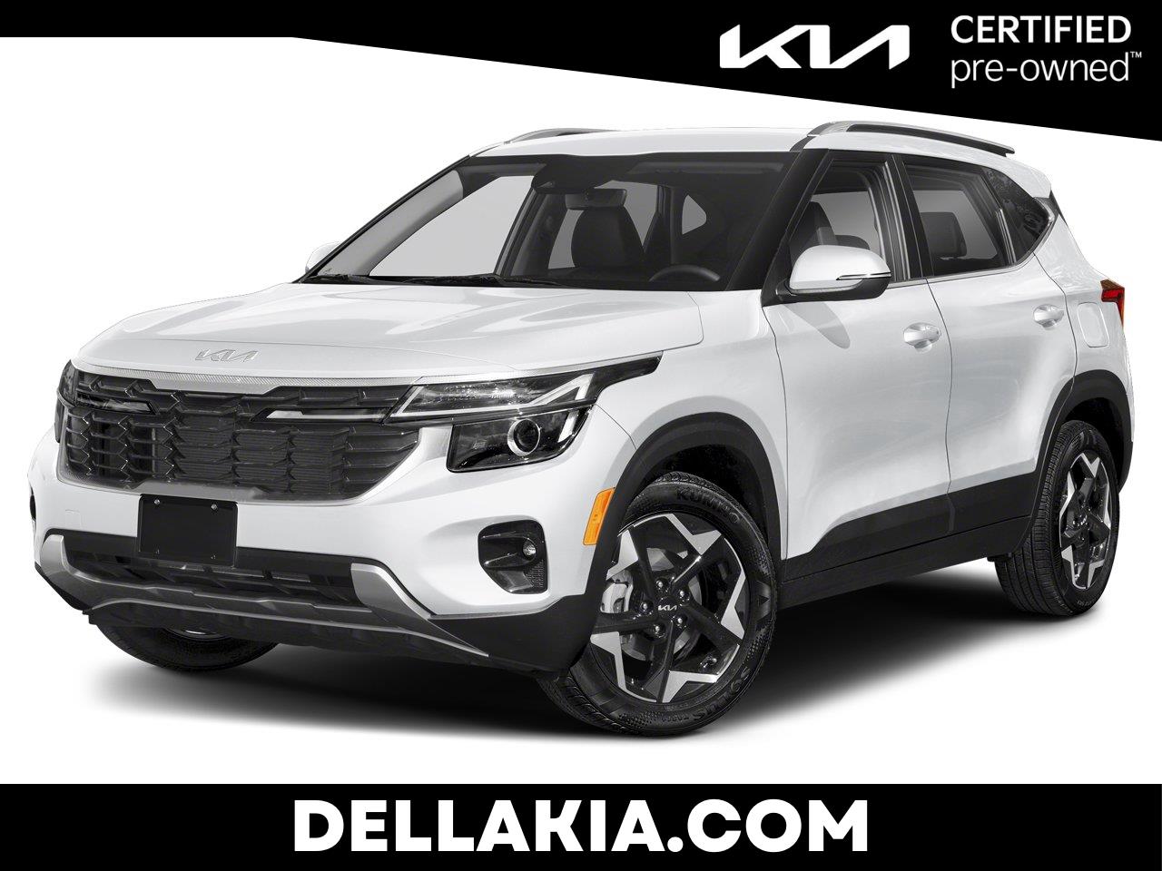Snow White Pearl 2024 Kia Seltos SUV / Crossover All-Wheel Drive Continuously Variable Transmission