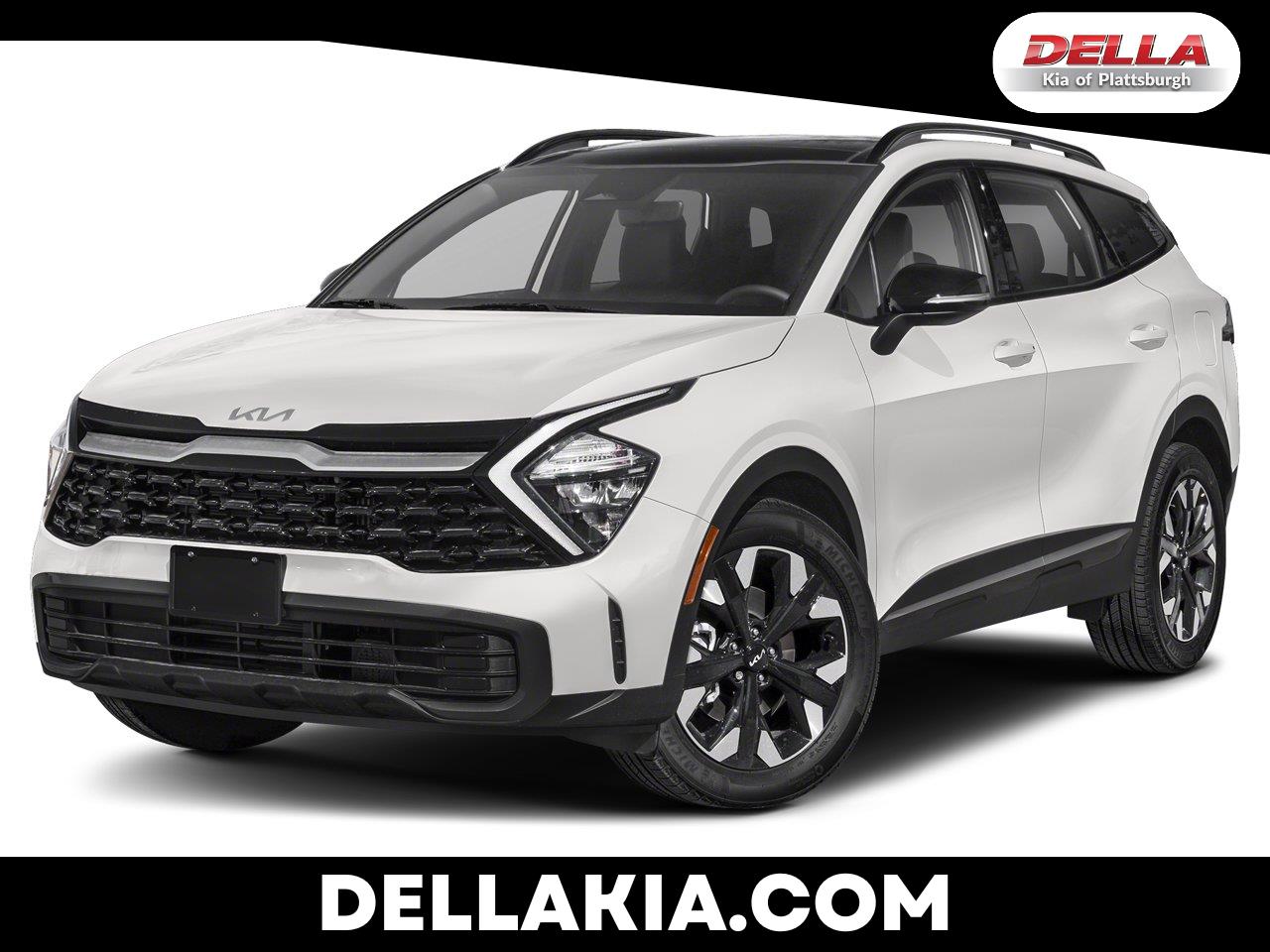Snow White Pearl 2024 Kia Sportage Hybrid Plug-In SUV / Crossover All-Wheel Drive Automatic