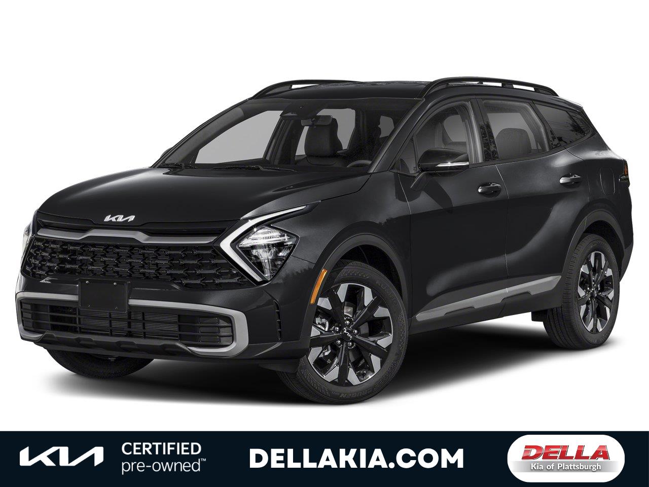 Ebony Black 2023 Kia Sportage SUV / Crossover All-Wheel Drive Automatic