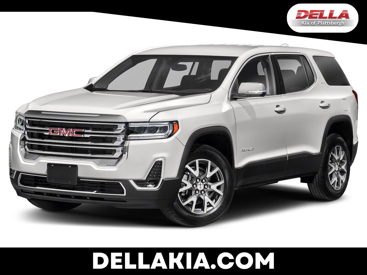 Summit White 2020 GMC Acadia SUV / Crossover Four-Wheel Drive 9-Speed Automatic
