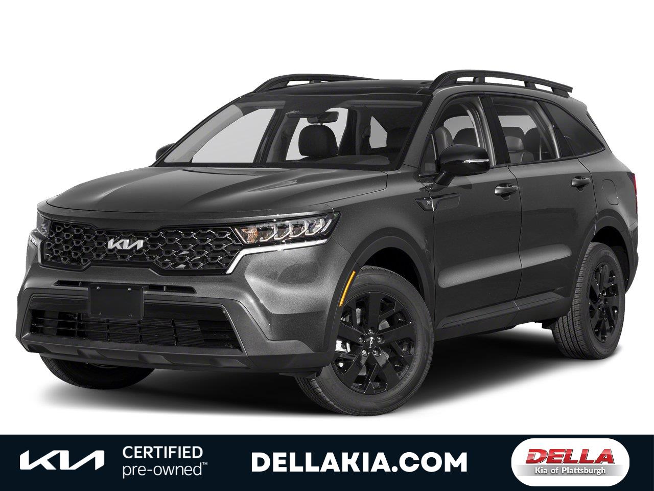 Gray (Gravity Grey) 2022 Kia Sorento SUV / Crossover All-Wheel Drive Automatic