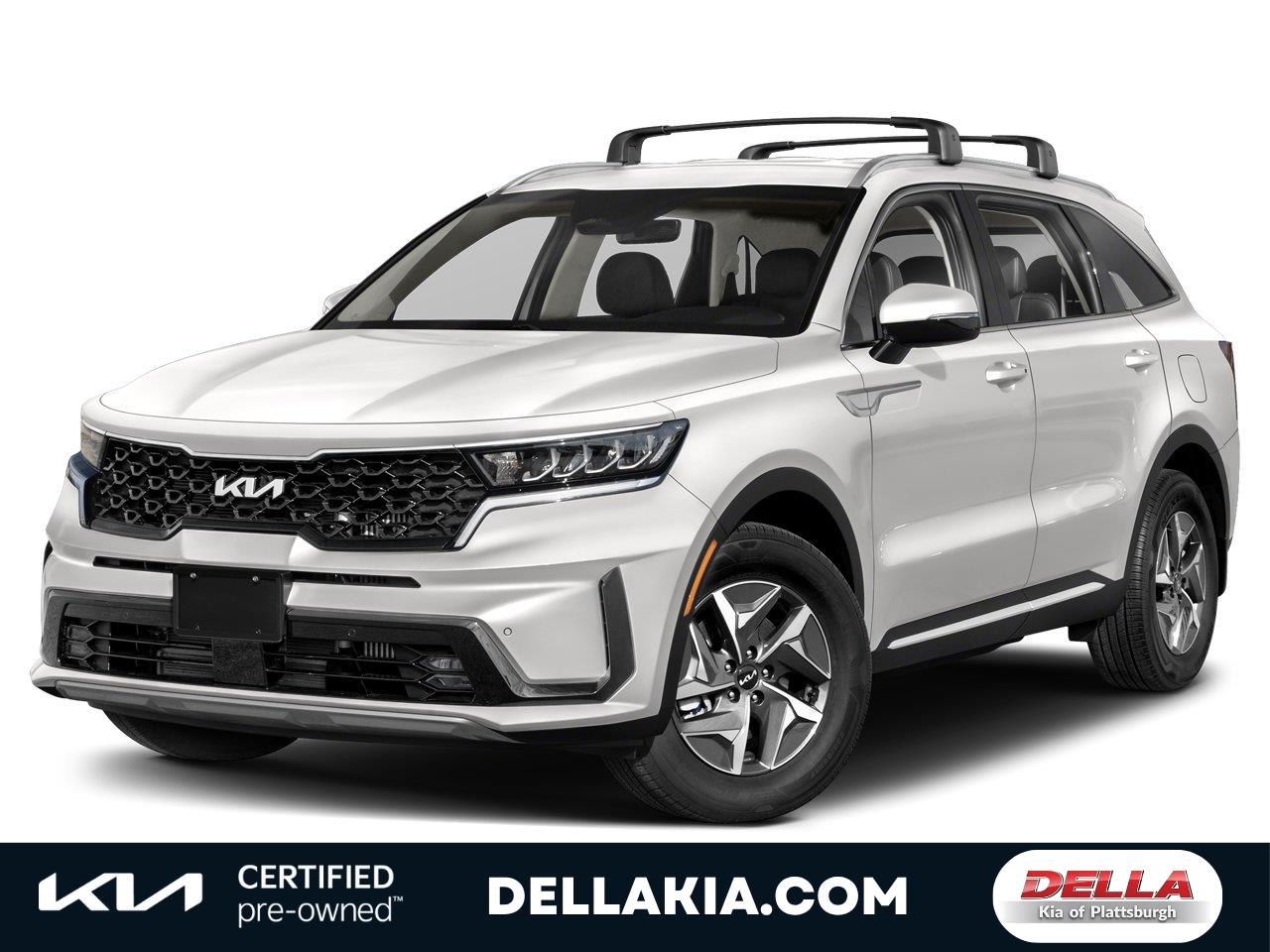Snow White Pearl 2023 Kia Sorento Hybrid SUV / Crossover All-Wheel Drive Automatic