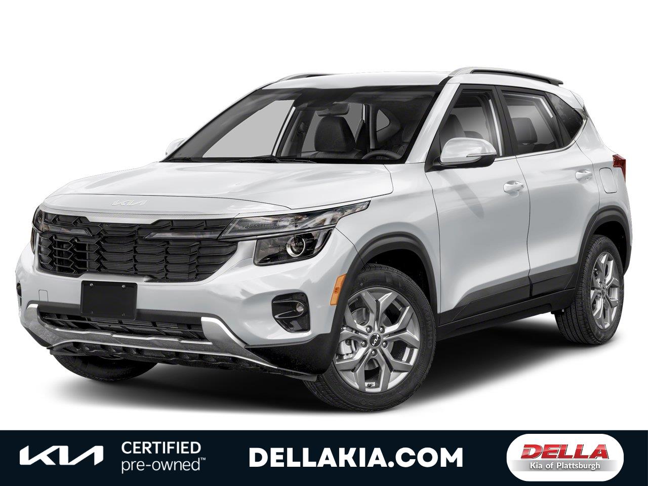 Snow White Pearl 2024 Kia Seltos SUV / Crossover All-Wheel Drive Continuously Variable Transmission