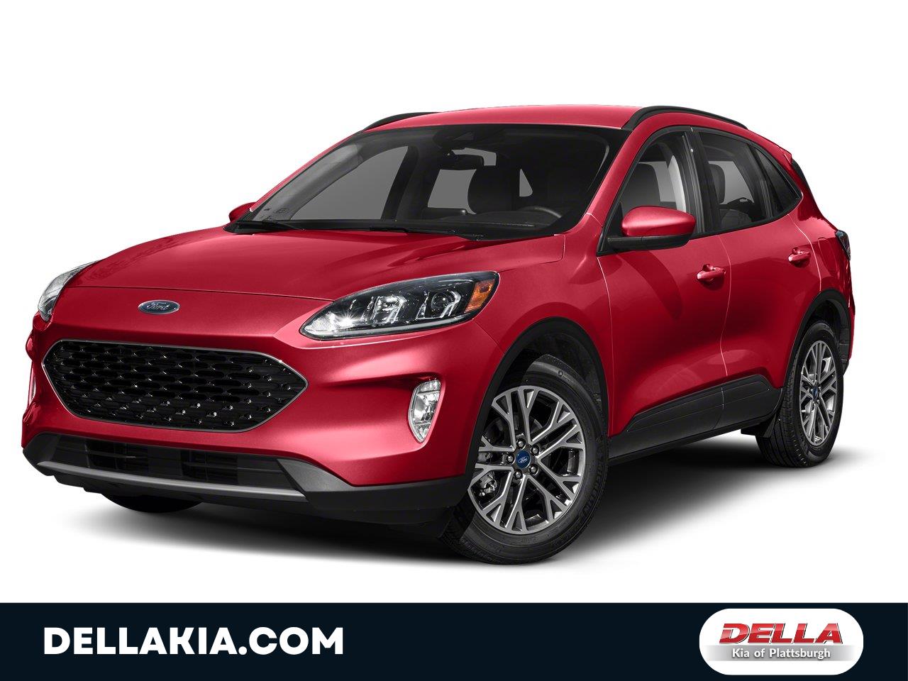 Rapid Red Metallic Tinted Clearcoat 2020 Ford Escape SUV / Crossover All-Wheel Drive 8-Speed Automatic