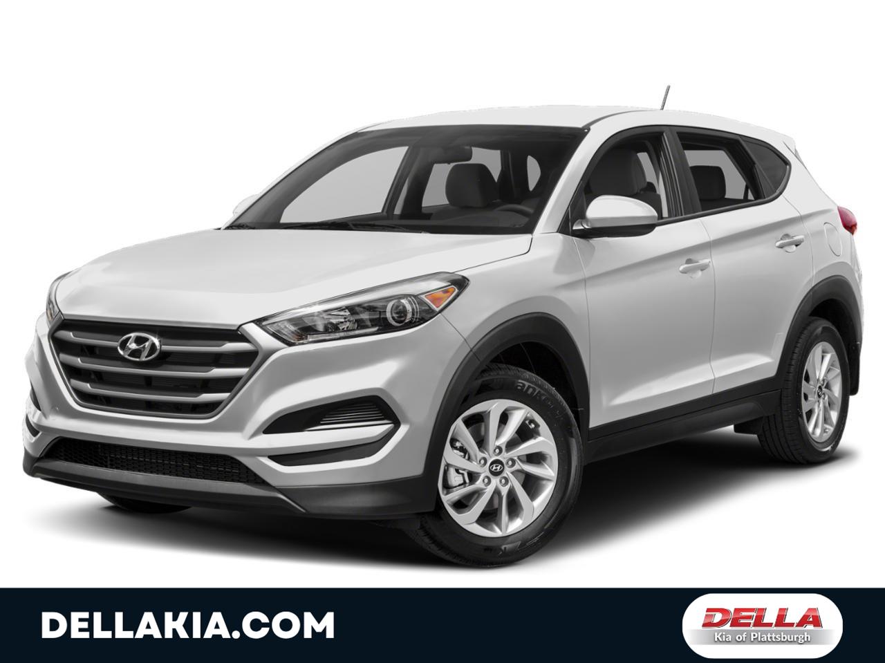 Dazzling White 2018 Hyundai Tucson SUV / Crossover All-Wheel Drive Automatic