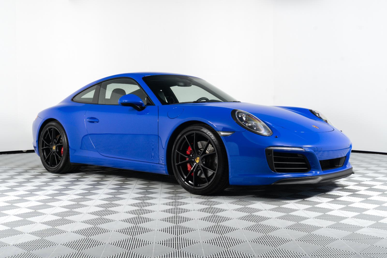 Maritime Blue 2017 Porsche 911 Coupe Rear-Wheel Drive Manual