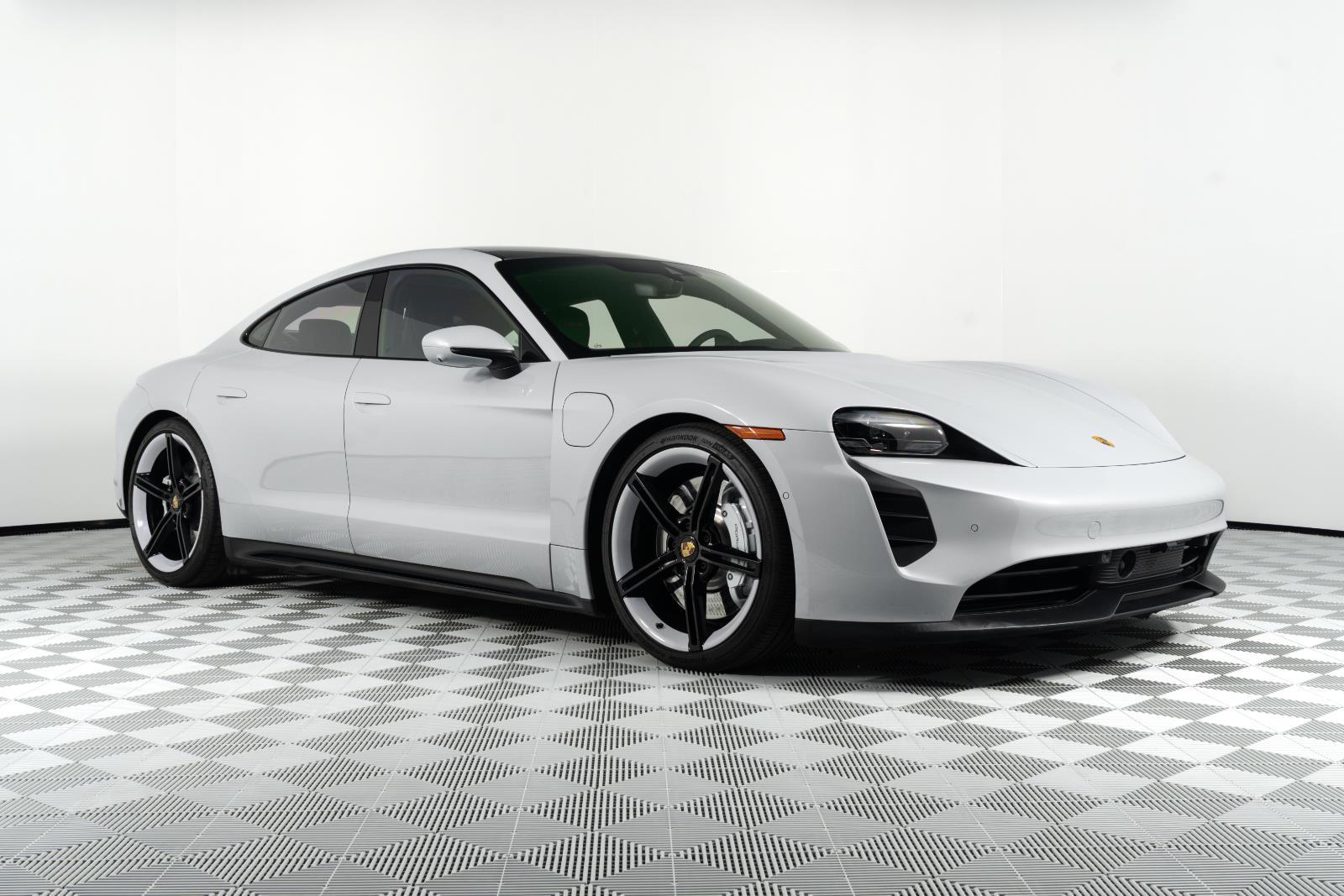 Gray (Ice Grey Metallic) 2023 Porsche Taycan GTS Sedan AWD Sedan All-Wheel Drive Automatic