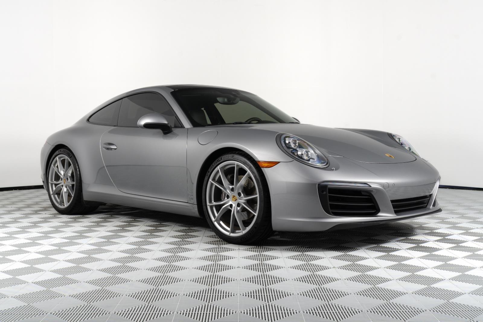 GT Silver Metallic 2017 Porsche 911 Coupe Rear-Wheel Drive Automatic