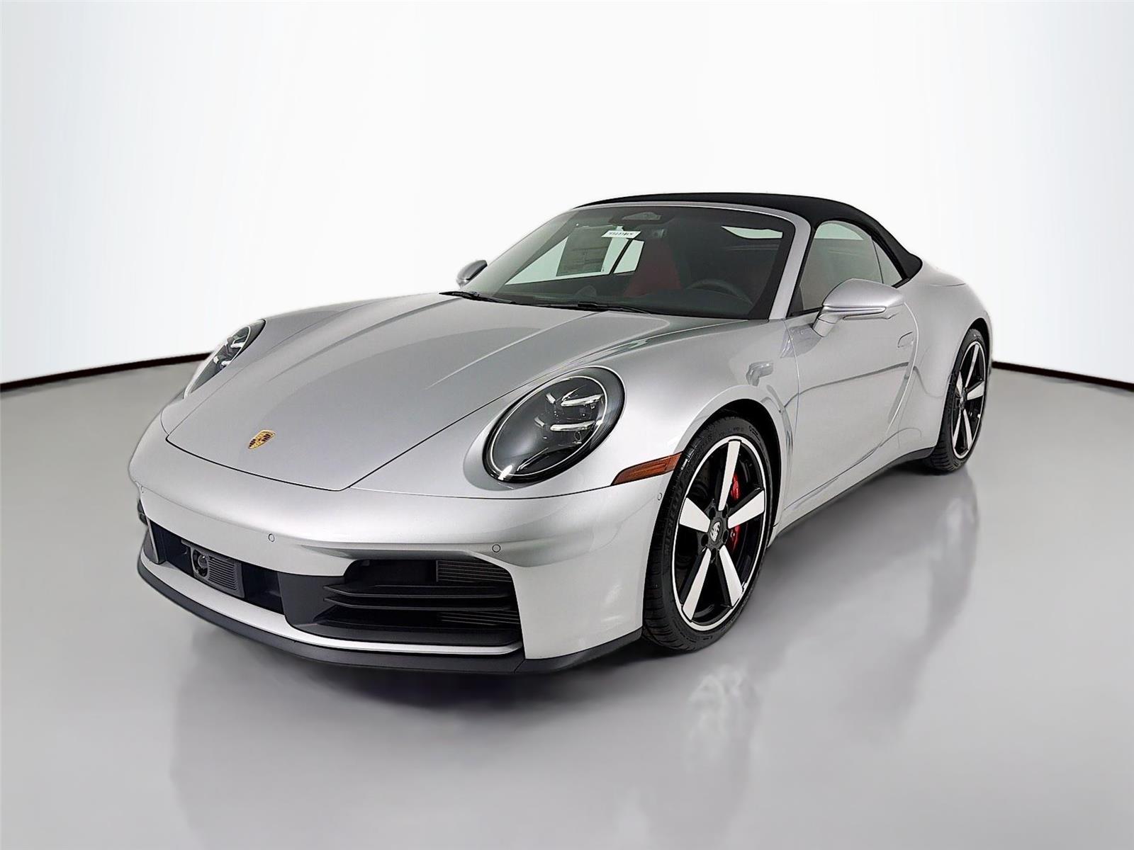 GT Silver Metallic 2026 Porsche 911 Carrera S Cabriolet RWD Convertible Rear-Wheel Drive