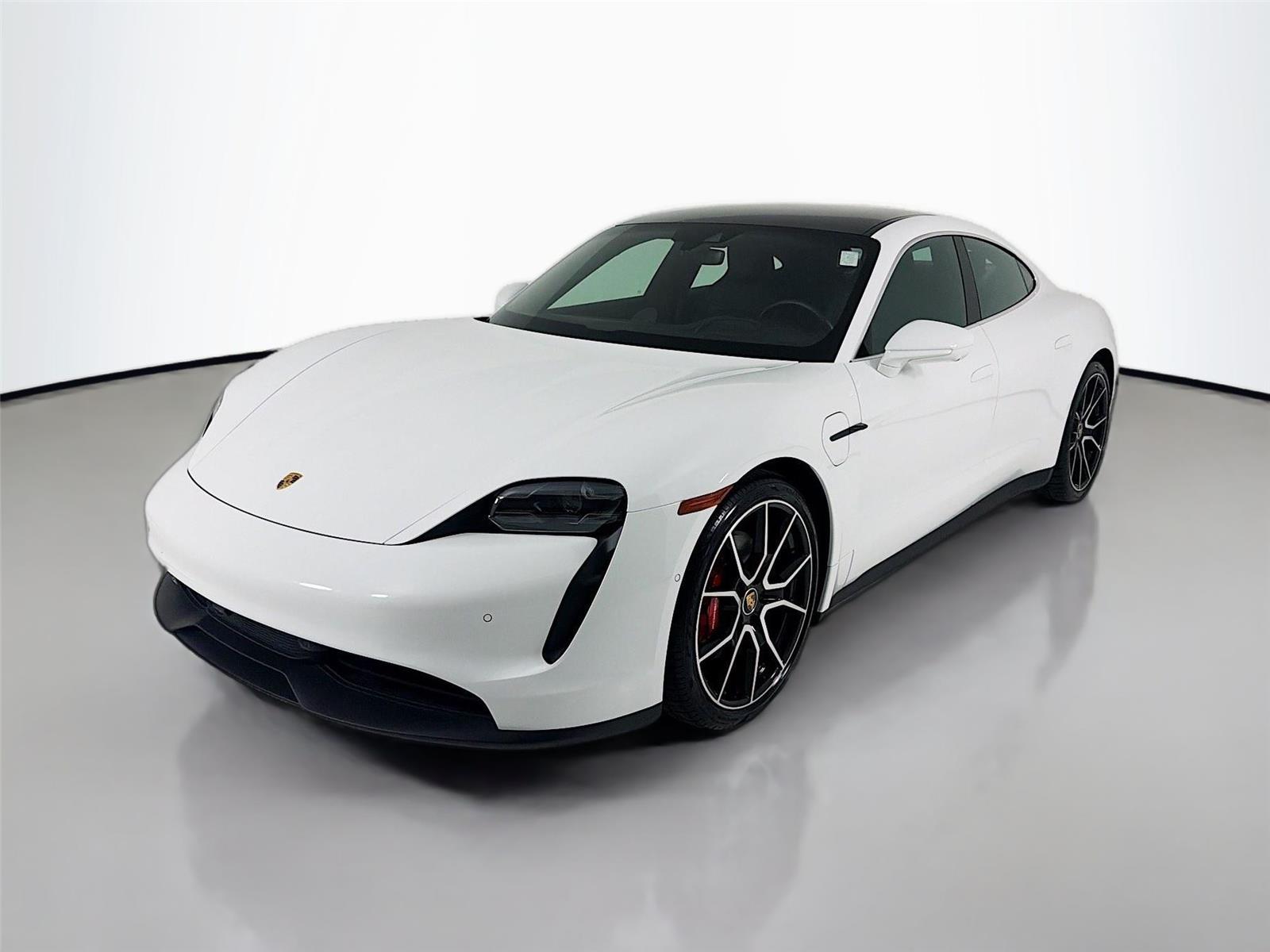 Carrara White Metallic 2024 Porsche Taycan Sedan All-Wheel Drive Automatic