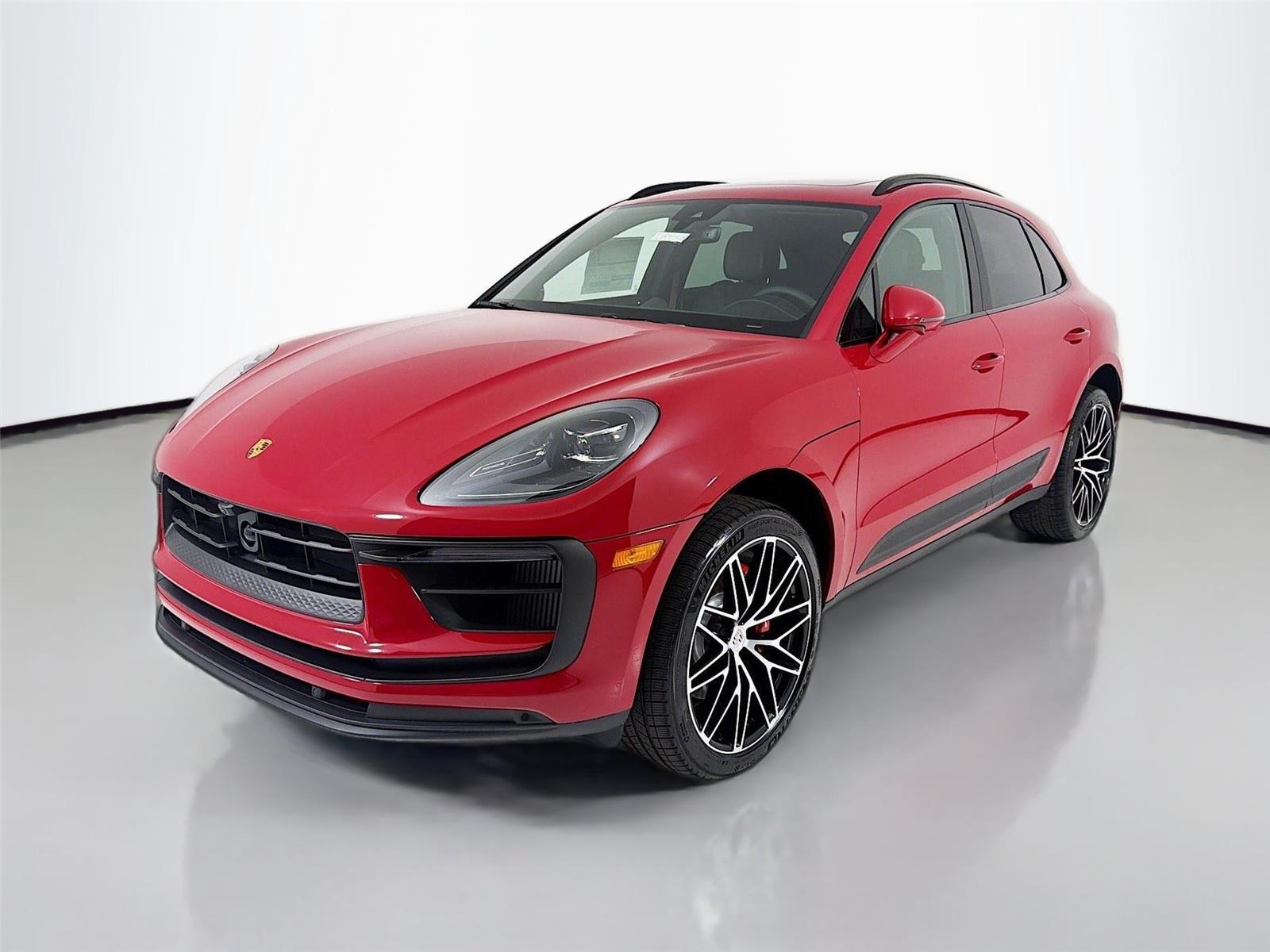 Carmine Red 2026 Porsche Macan SUV / Crossover All-Wheel Drive Automatic