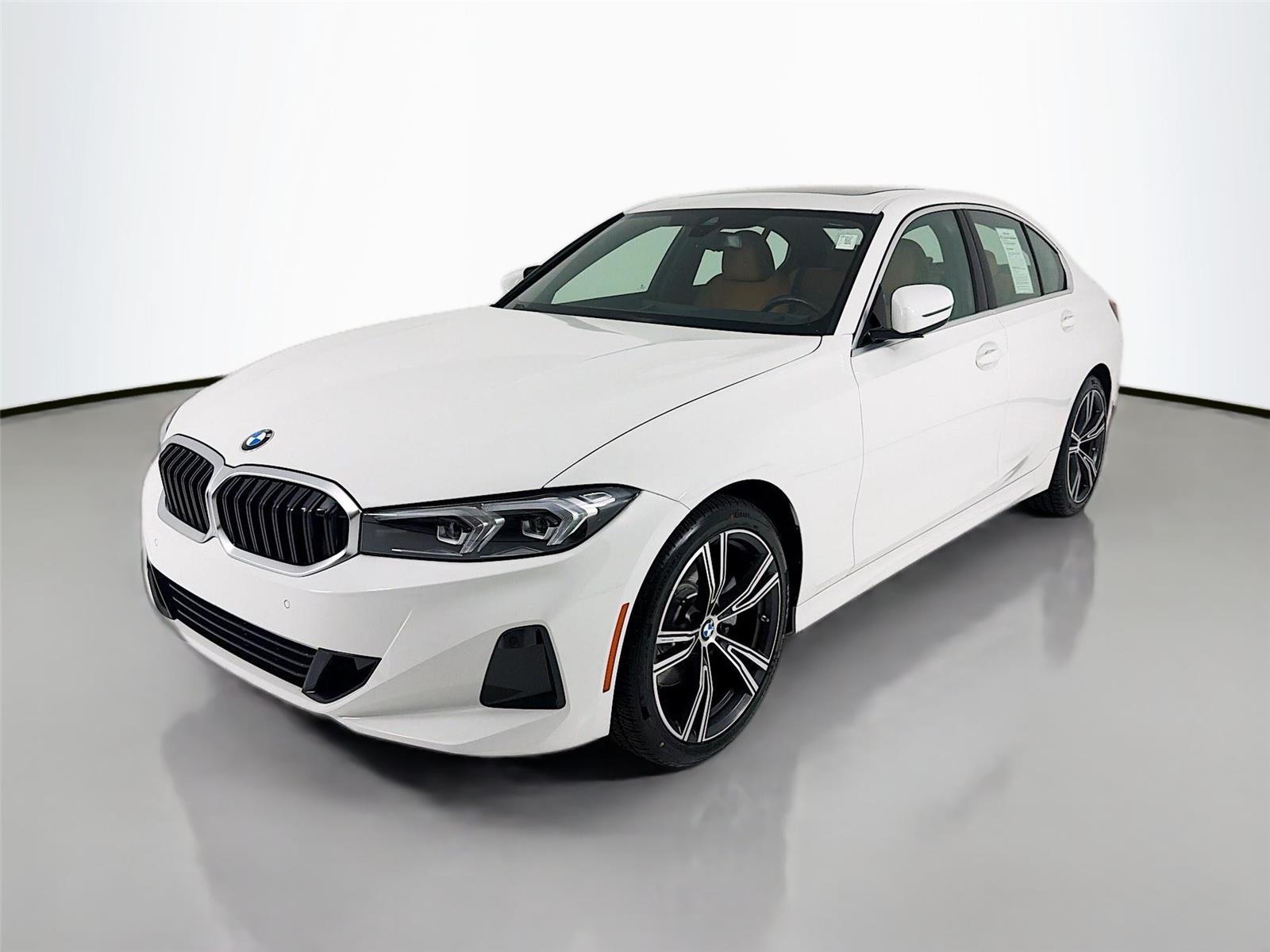 Alpine White 2024 BMW 3 Series Sedan Rear-Wheel Drive Automatic
