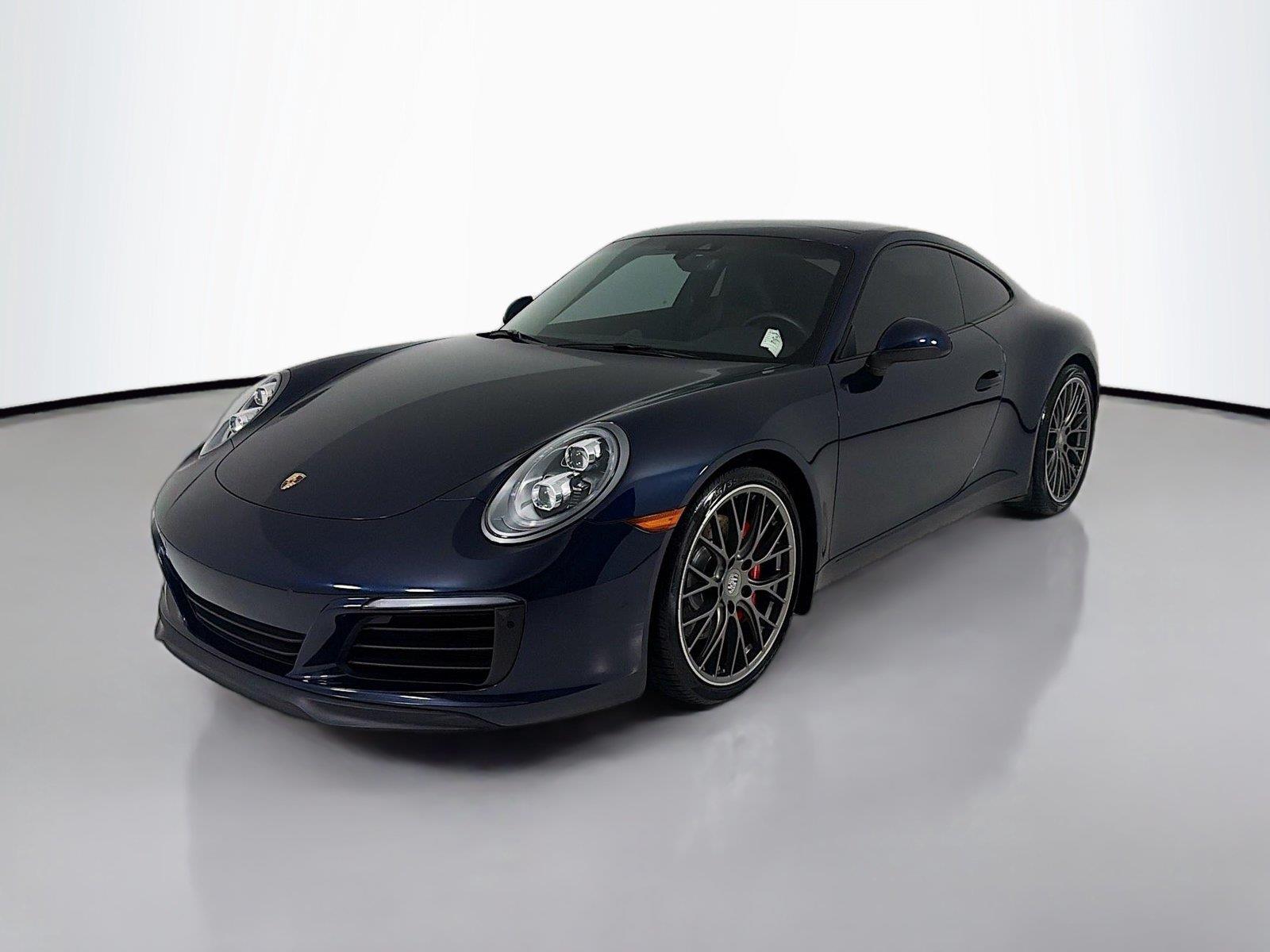 Night Blue Metallic 2018 Porsche 911 Coupe Rear-Wheel Drive 7-Speed Manual