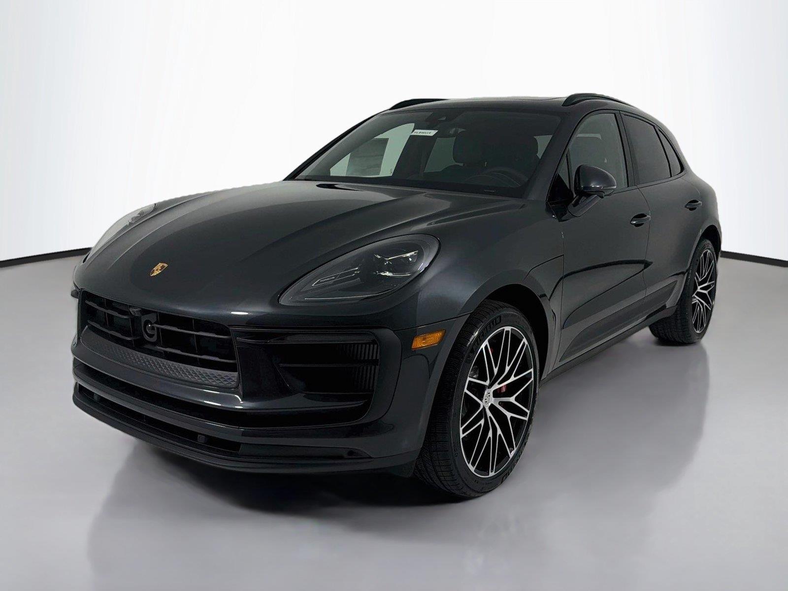 Gray (Volcano Grey Metallic) 2026 Porsche Macan SUV / Crossover All-Wheel Drive Automatic