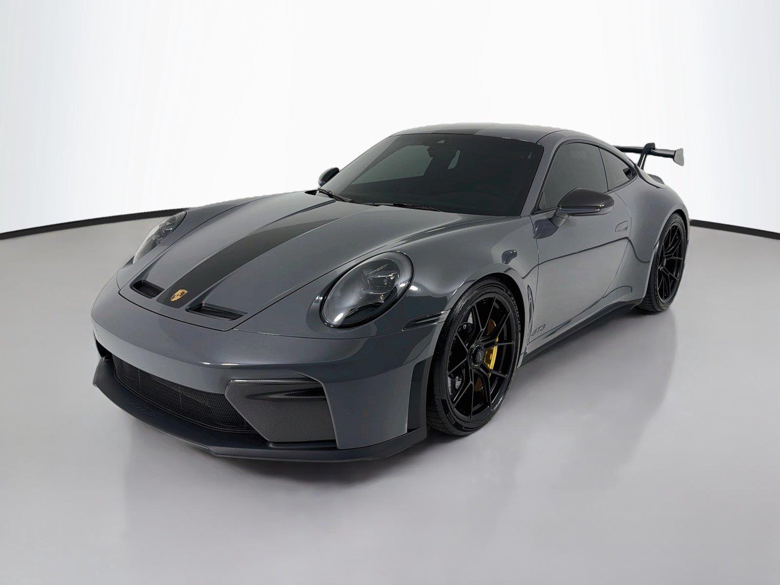 Gray (Slate Grey Neo) 2025 Porsche 911 Coupe Rear-Wheel Drive 7-Speed Automatic