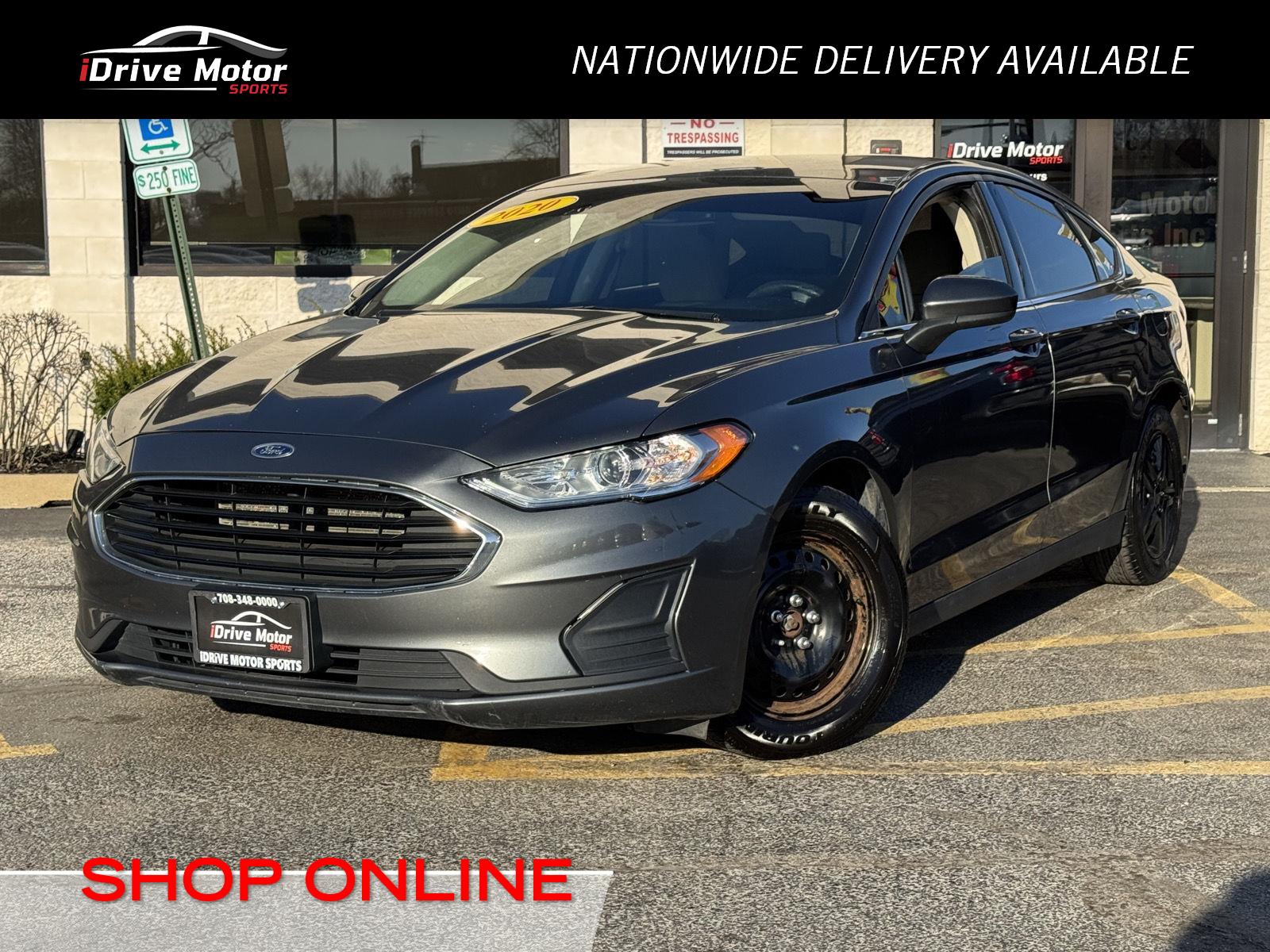 Gray (Magnetic Metallic) 2020 Ford Fusion S FWD Sedan Front-Wheel Drive 6-Speed Automatic