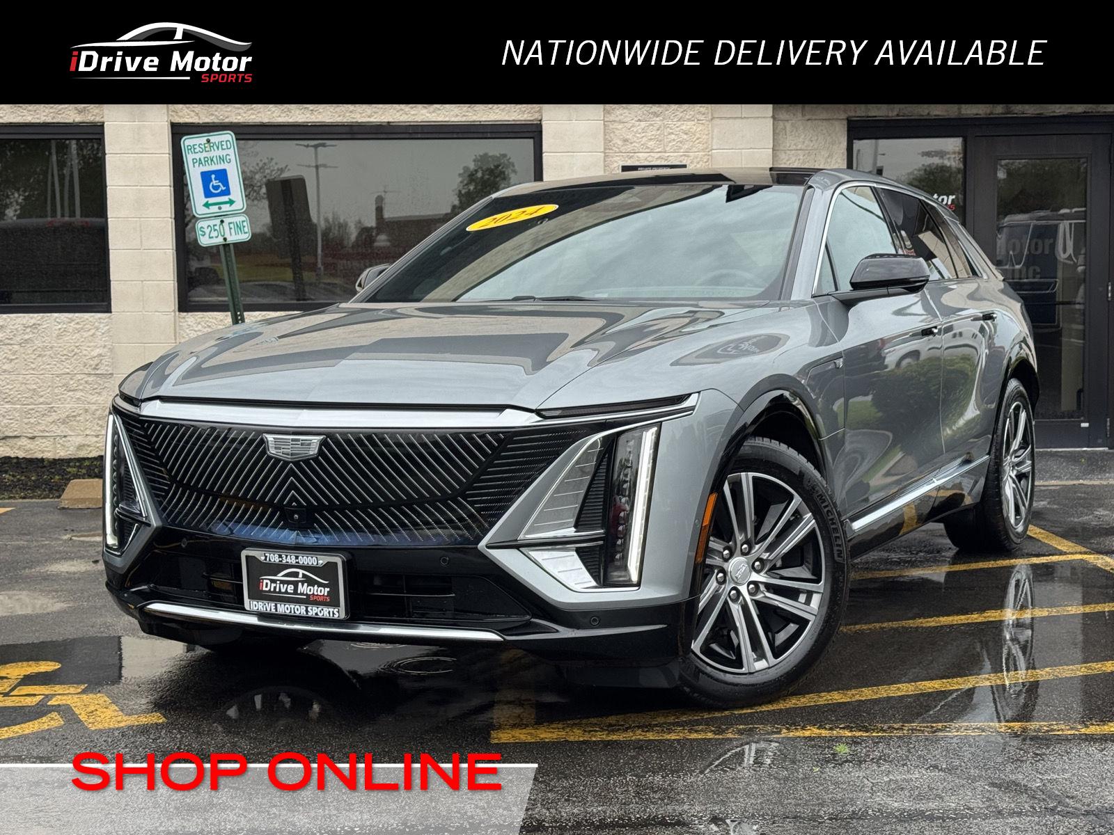 Argent Silver Metallic 2024 Cadillac LYRIQ Luxury 1 AWD SUV / Crossover All-Wheel Drive Automatic