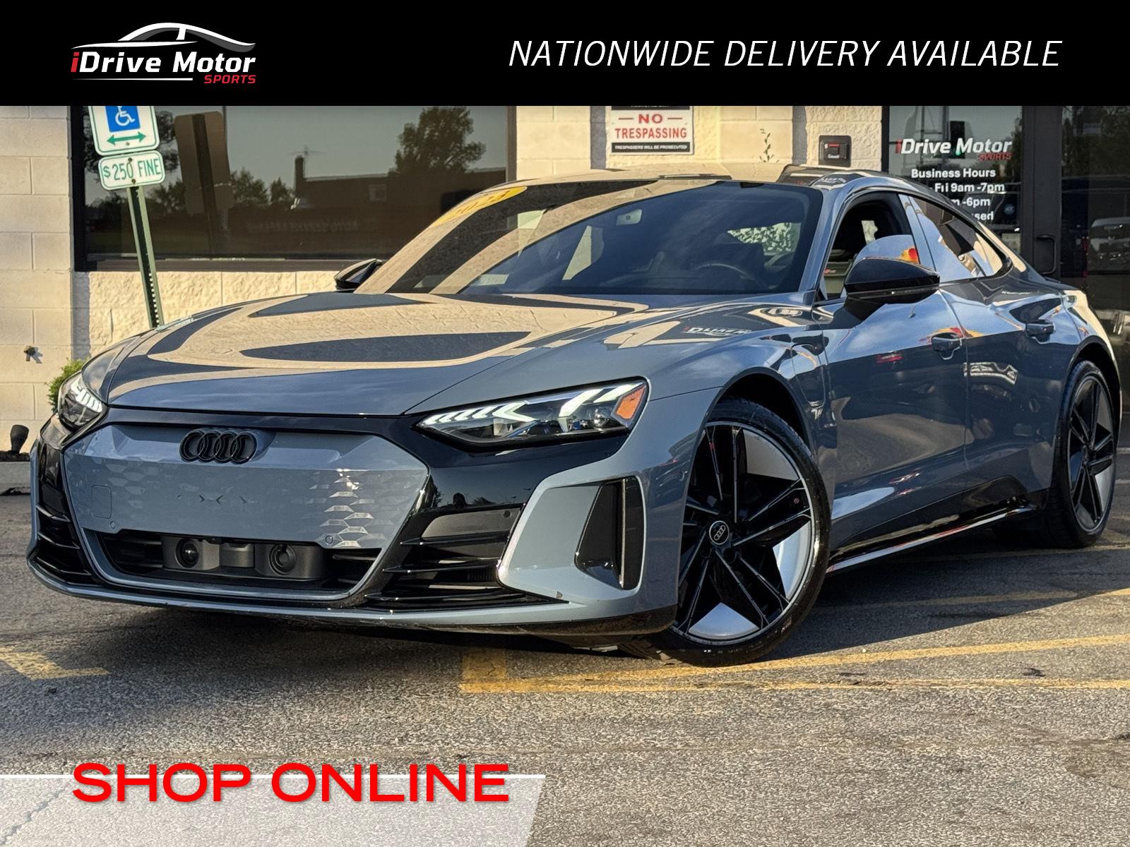 Kemora Gray Metallic 2023 Audi RS e-tron GT quattro AWD Sedan All-Wheel Drive Automatic