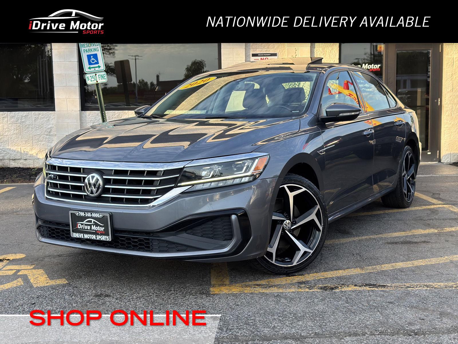 Platinum Gray Metallic 2020 Volkswagen Passat 2.0T R-Line FWD Sedan Front-Wheel Drive Automatic
