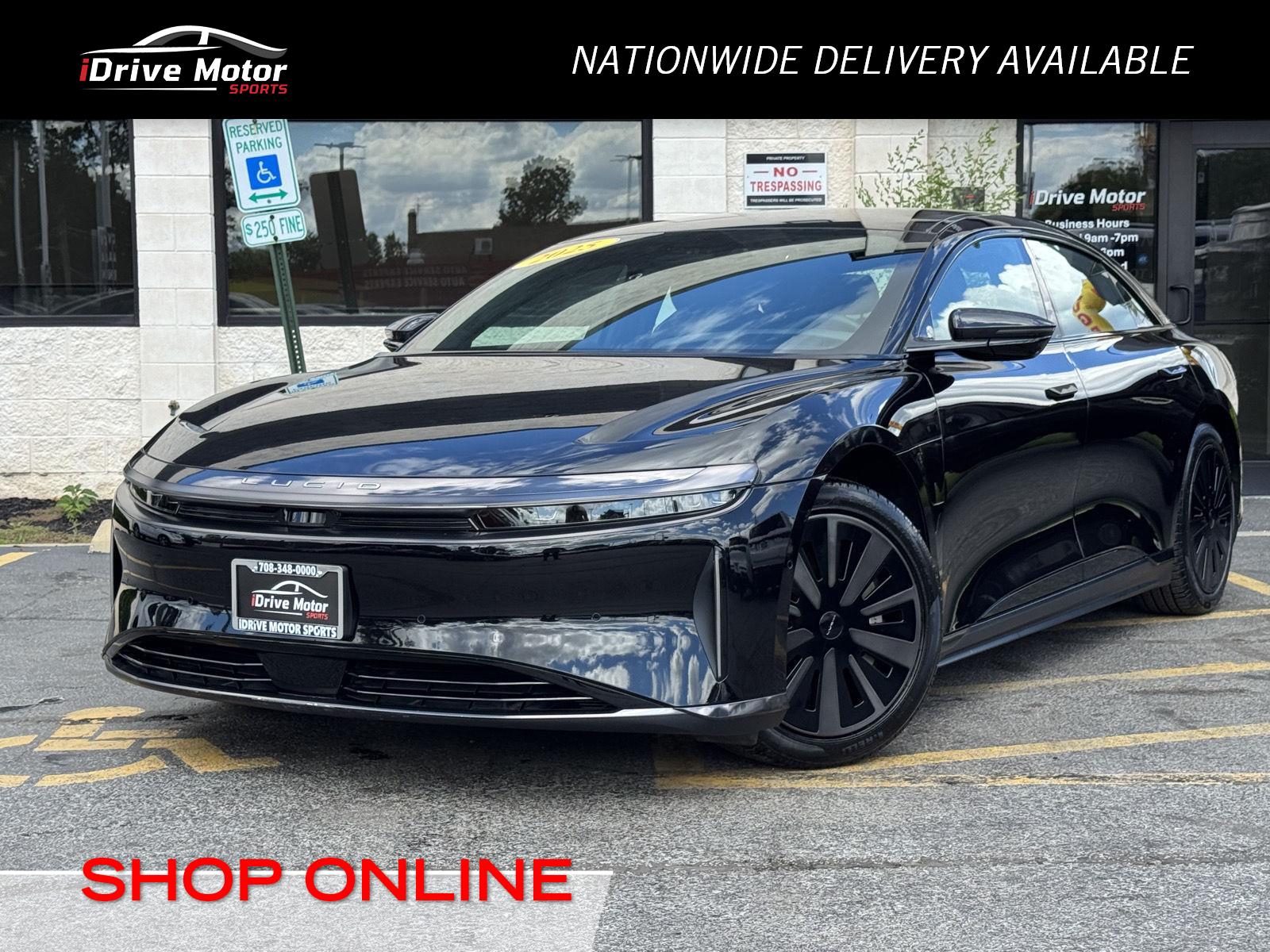 Black 2025 Lucid Air Sedan All-Wheel Drive Automatic