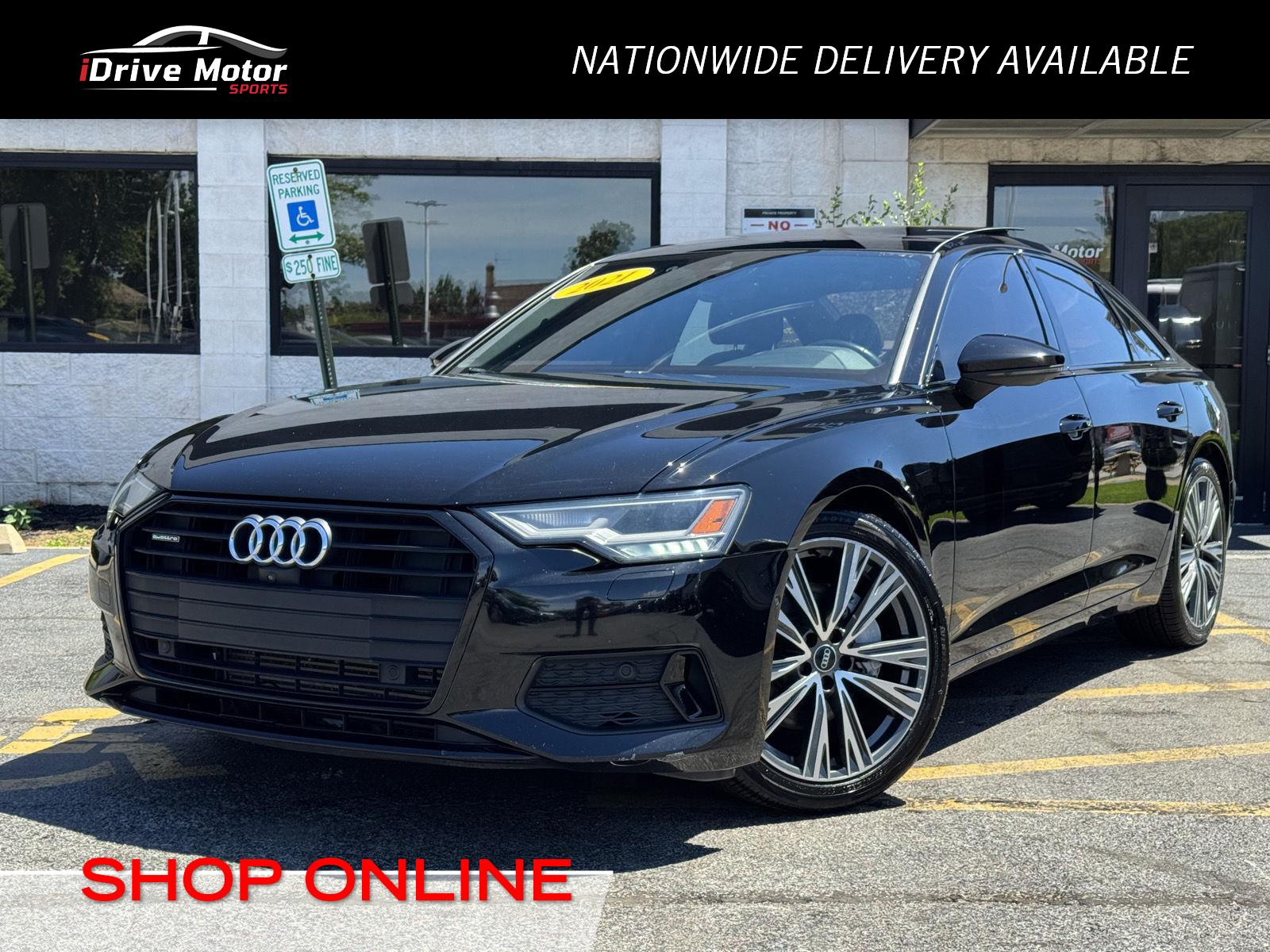 Brilliant Black 2021 Audi A6 Sedan All-Wheel Drive Automatic