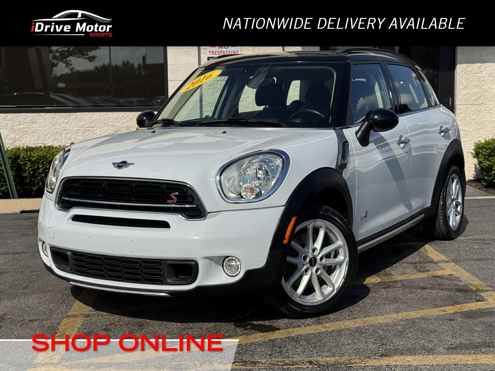 Light White 2016 MINI Countryman SUV / Crossover All-Wheel Drive 6-Speed Manual Overdrive