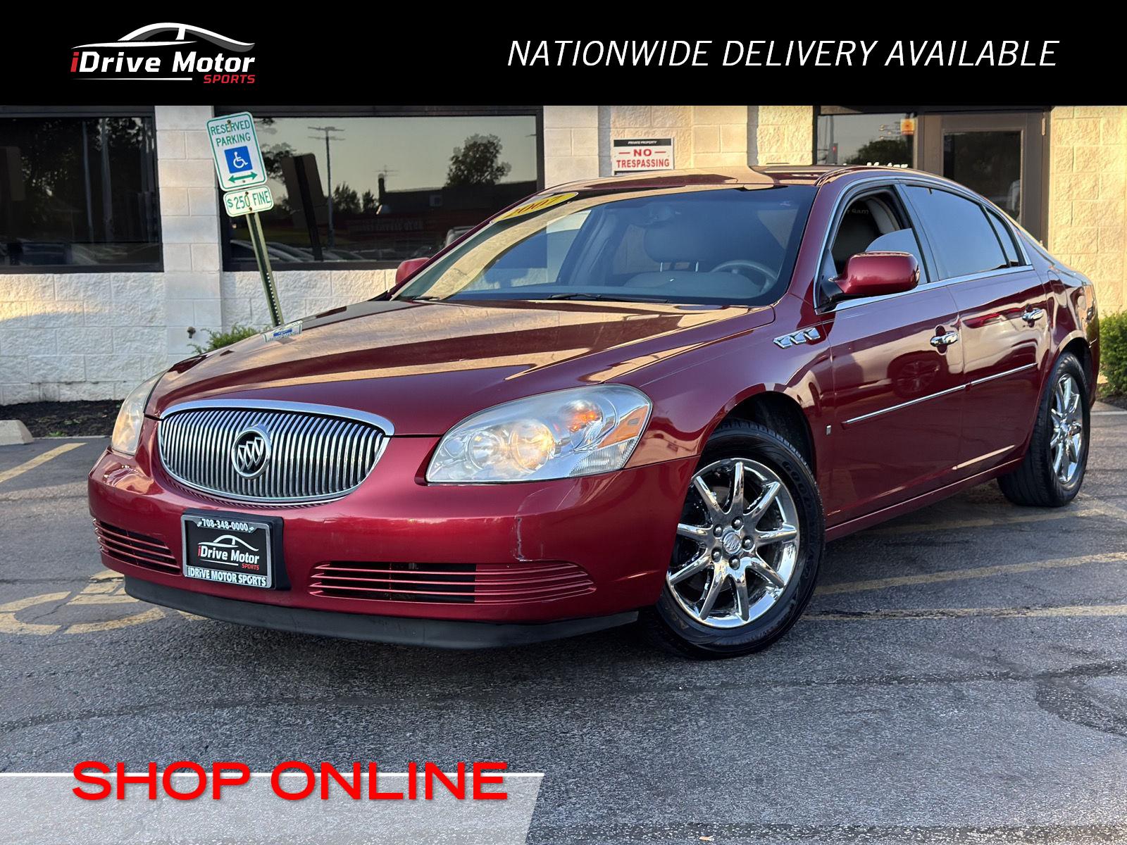 Red (Crimson Pearl Tintcoat) 2007 Buick Lucerne Sedan Front-Wheel Drive 4-Speed Automatic