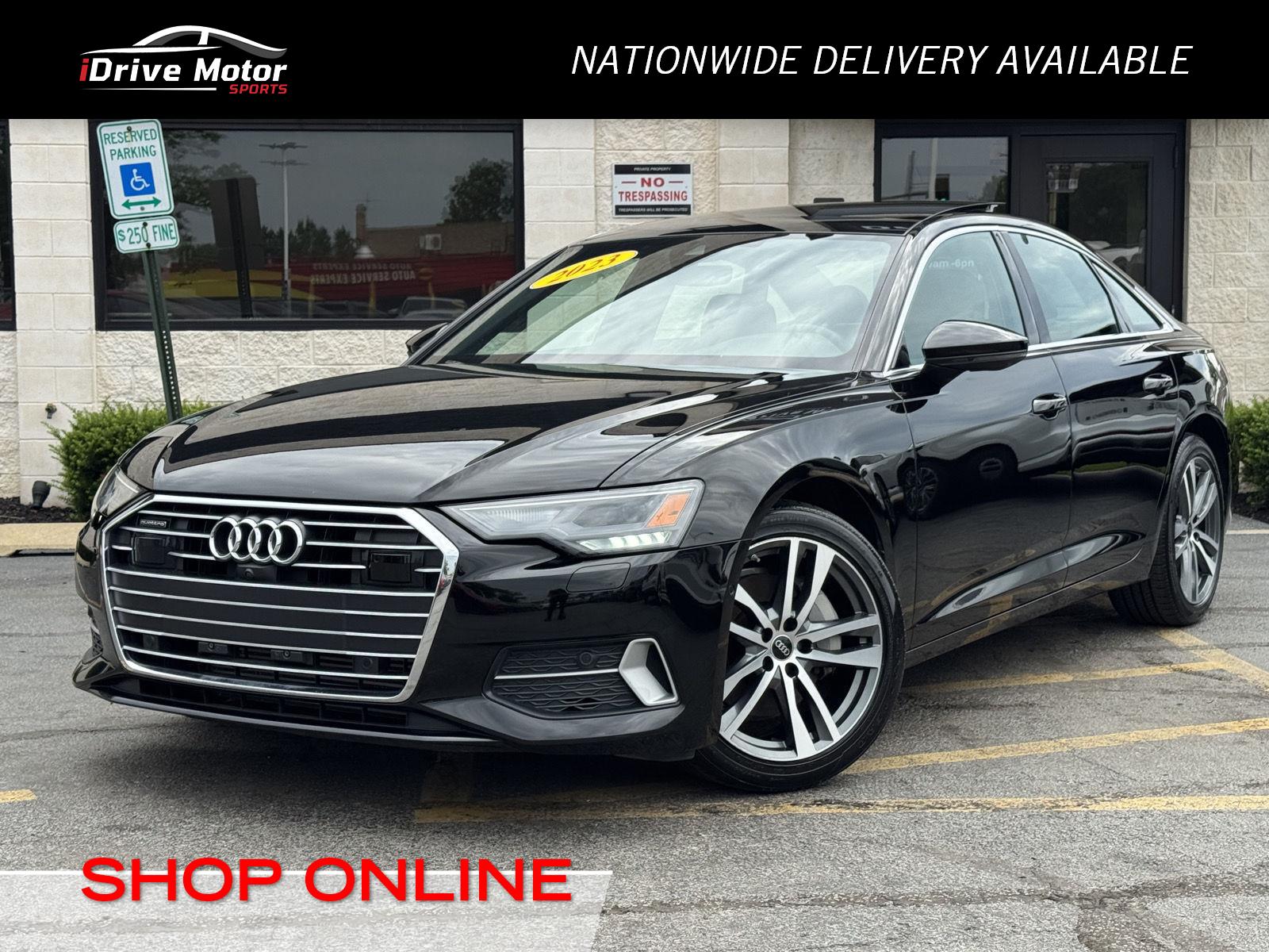 Brilliant Black 2023 Audi A6 Sedan All-Wheel Drive Automatic