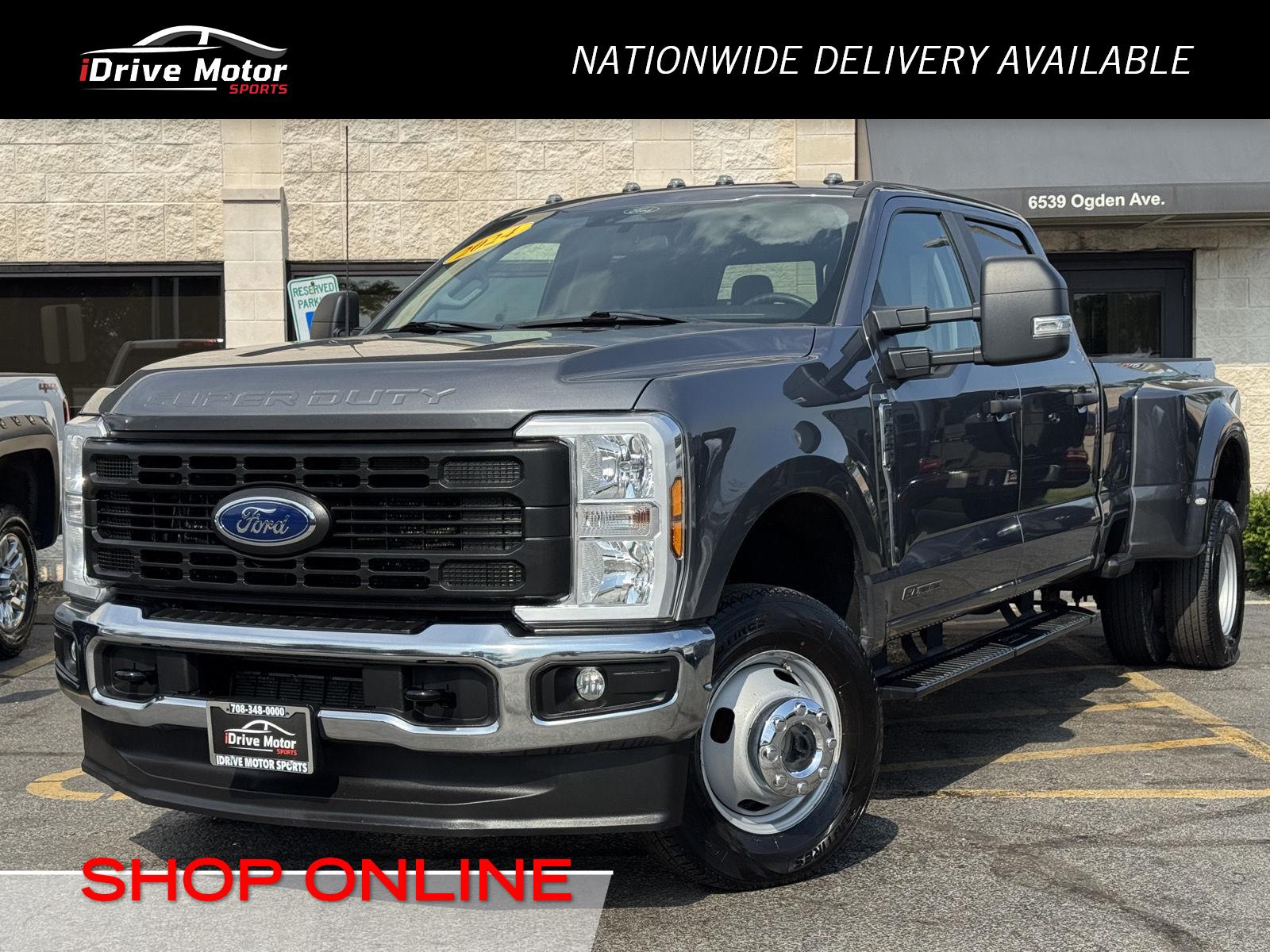 Carbonized Gray Metallic 2024 Ford F-350 Super Duty Pickup Truck Four-Wheel Drive Automatic