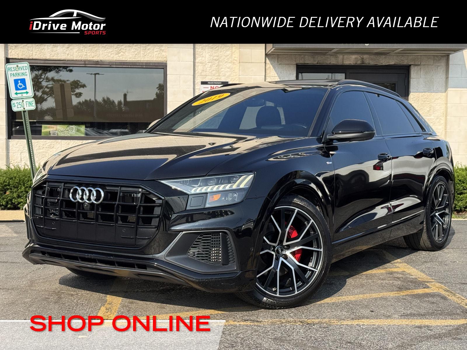 Orca Black Metallic 2019 Audi Q8 SUV / Crossover All-Wheel Drive Automatic