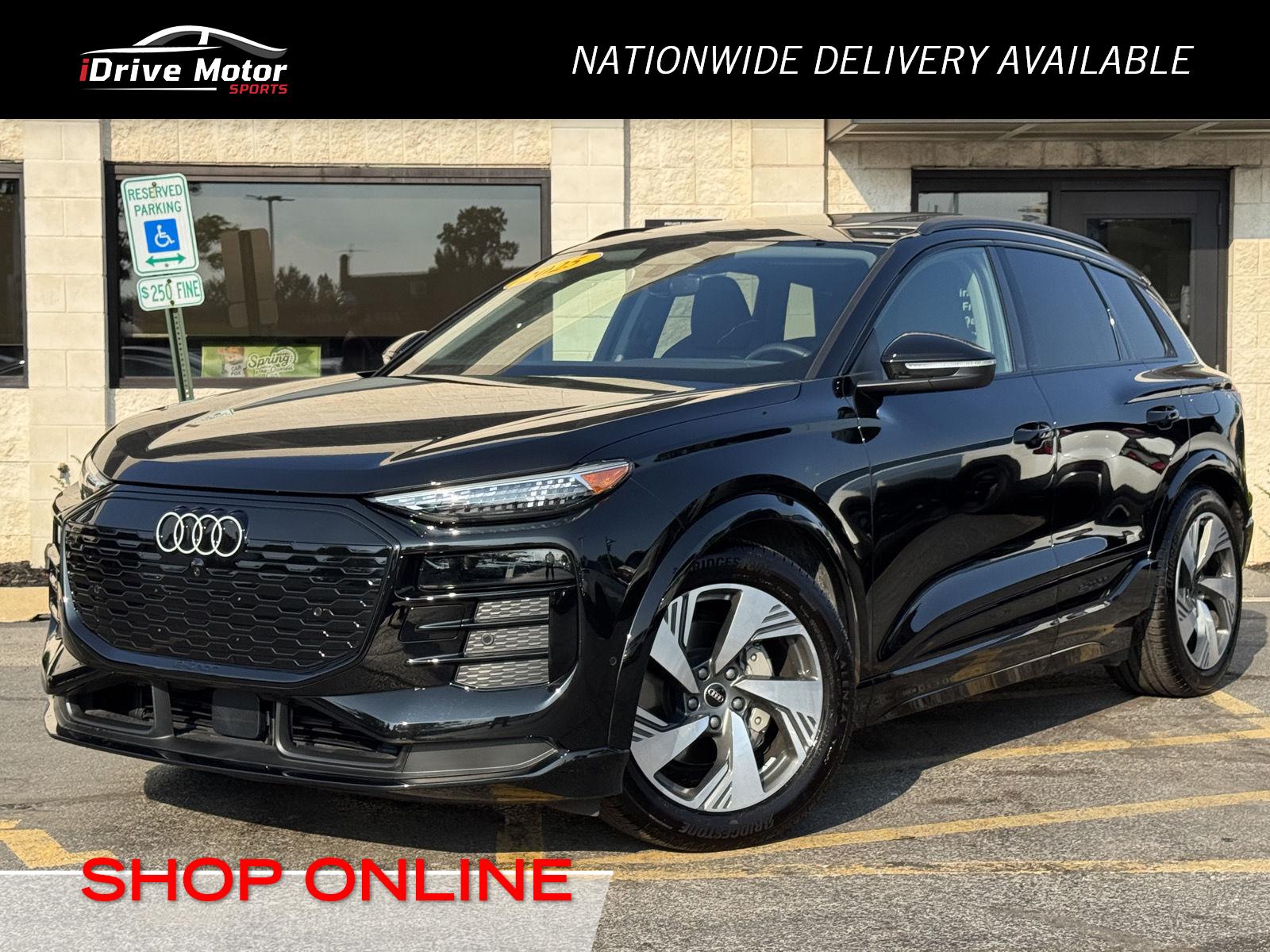 Mythos Black Metallic 2025 Audi Q6 e-tron SUV / Crossover All-Wheel Drive Automatic