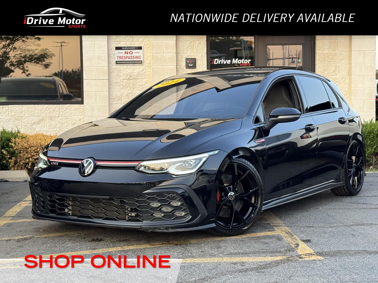 Deep Black Pearl 2024 Volkswagen Golf GTI Hatchback Front-Wheel Drive Manual