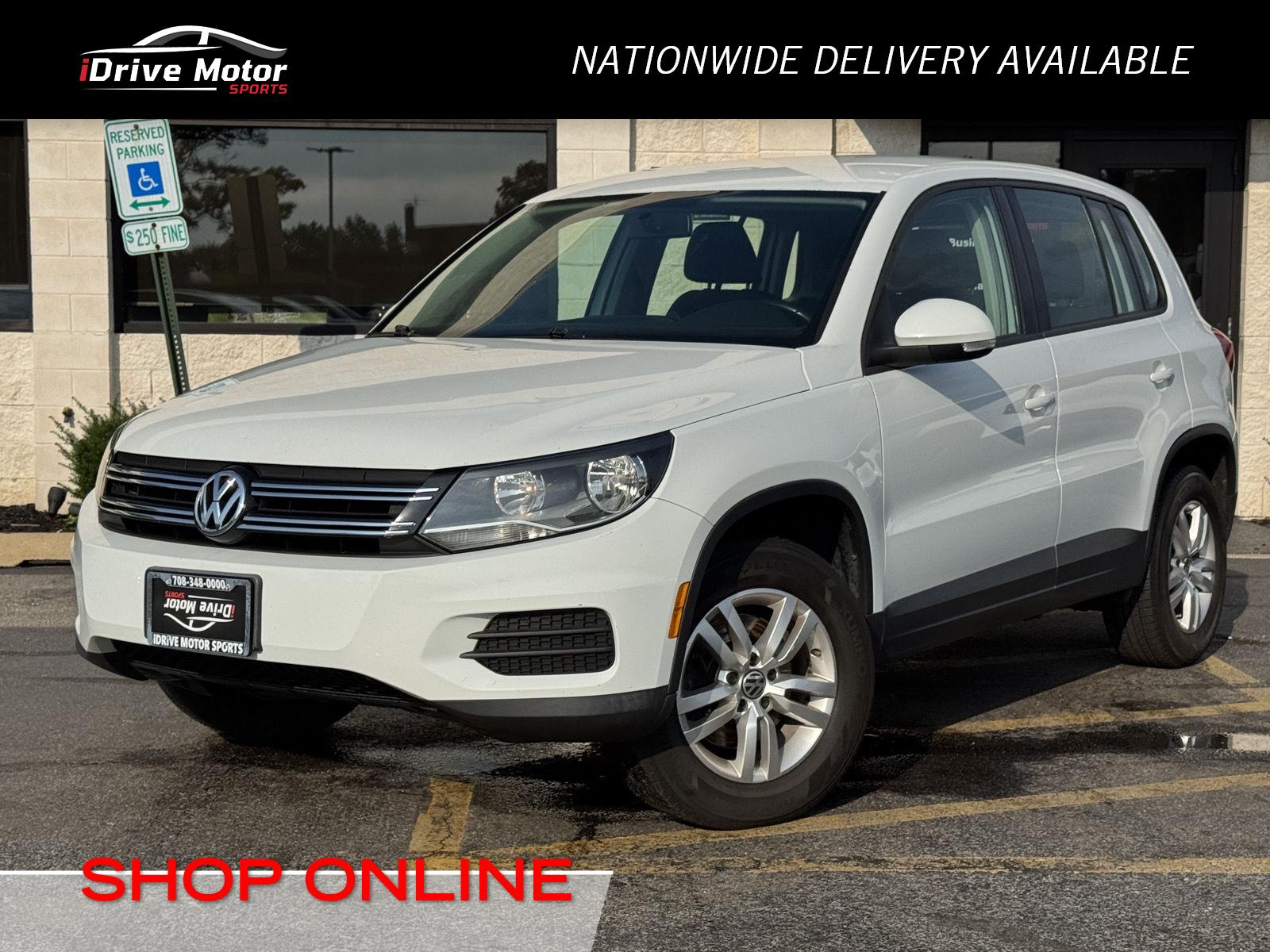 Candy White 2014 Volkswagen Tiguan SUV / Crossover Front-Wheel Drive Automatic