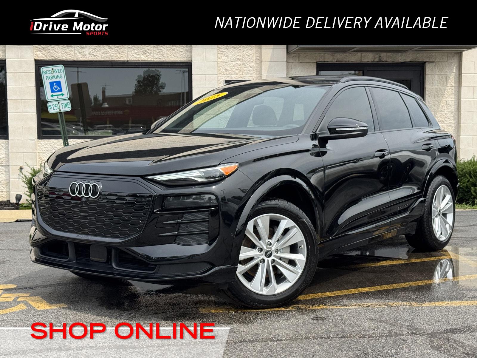 Mythos Black Metallic 2025 Audi Q6 e-tron SUV / Crossover Rear-Wheel Drive Automatic
