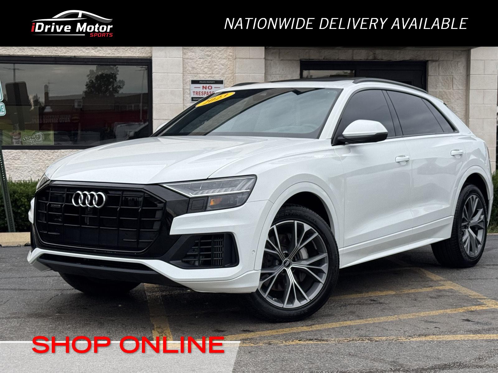Carrara White 2023 Audi Q8 SUV / Crossover All-Wheel Drive Automatic