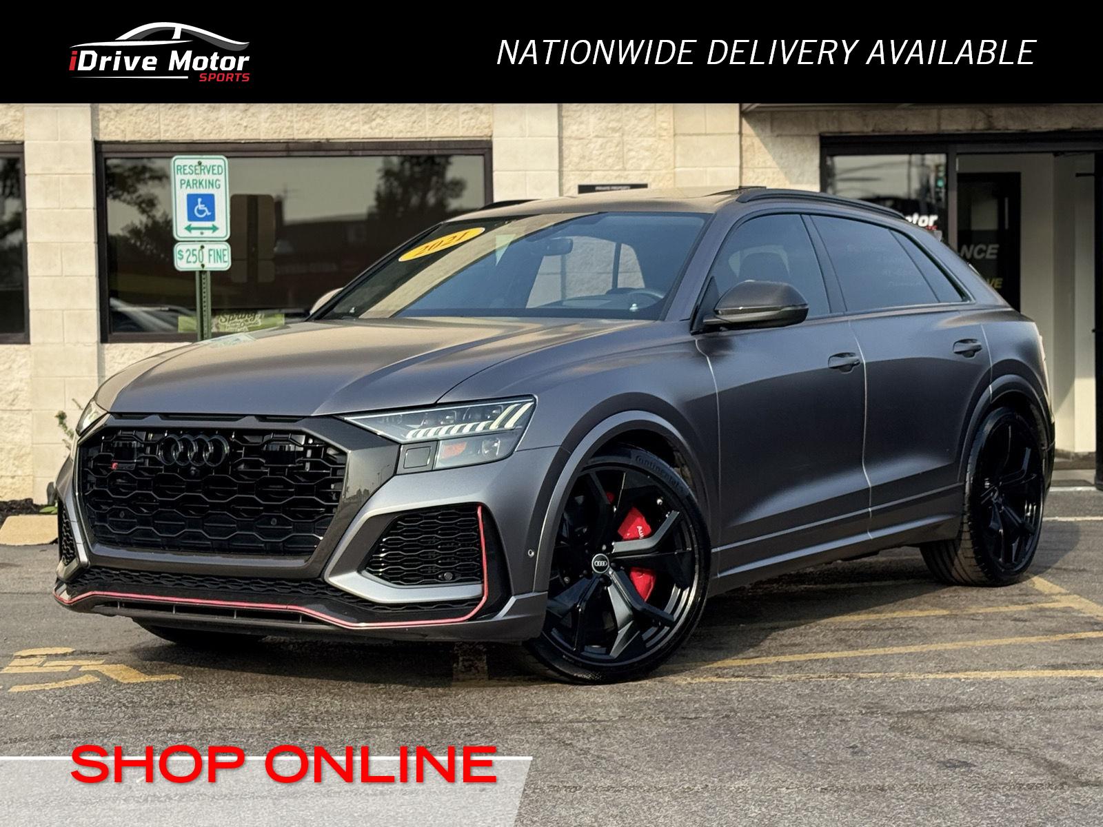 Glacier White Metallic 2021 Audi RS Q8 SUV / Crossover All-Wheel Drive Automatic