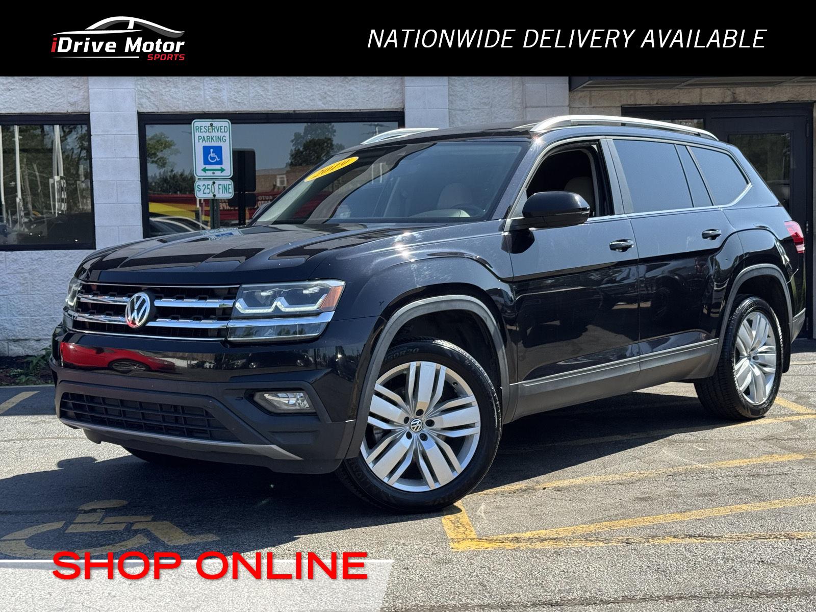 Deep Black Pearl 2019 Volkswagen Atlas SUV / Crossover Front-Wheel Drive Automatic