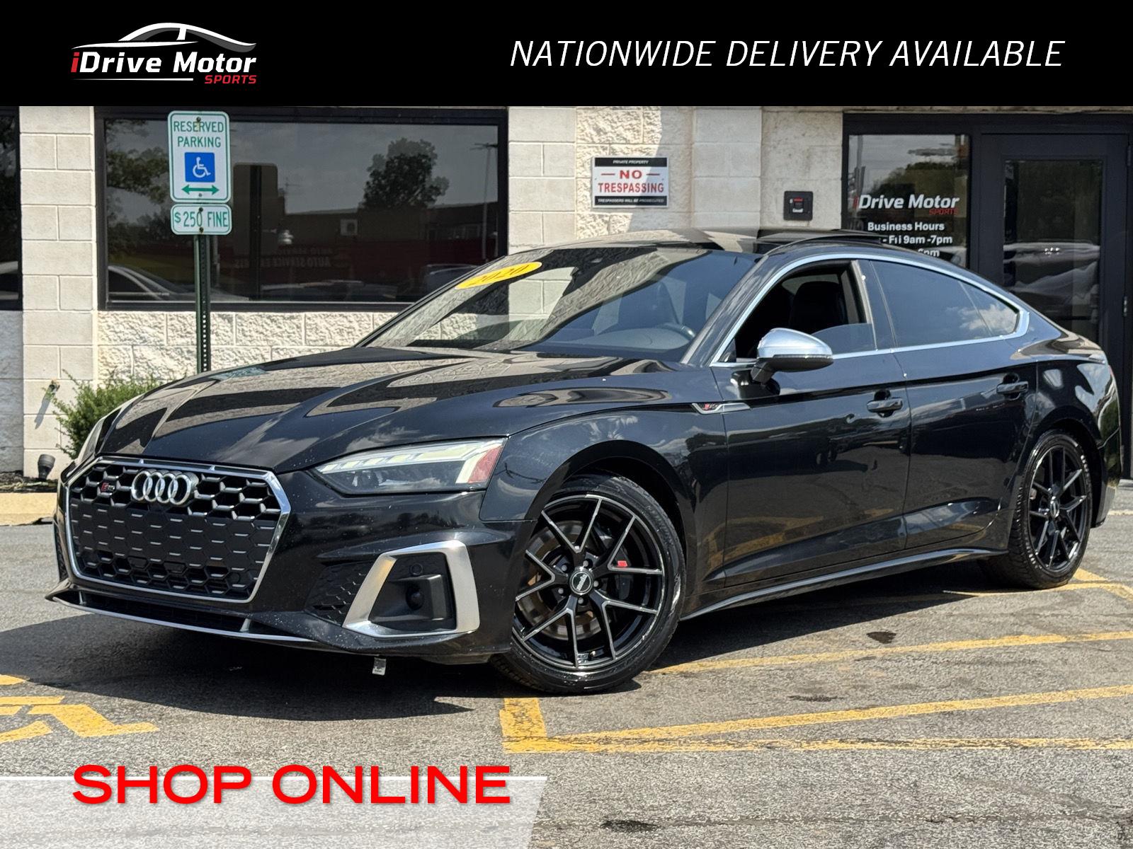 Mythos Black Metallic 2020 Audi S5 Sportback Sedan All-Wheel Drive Automatic