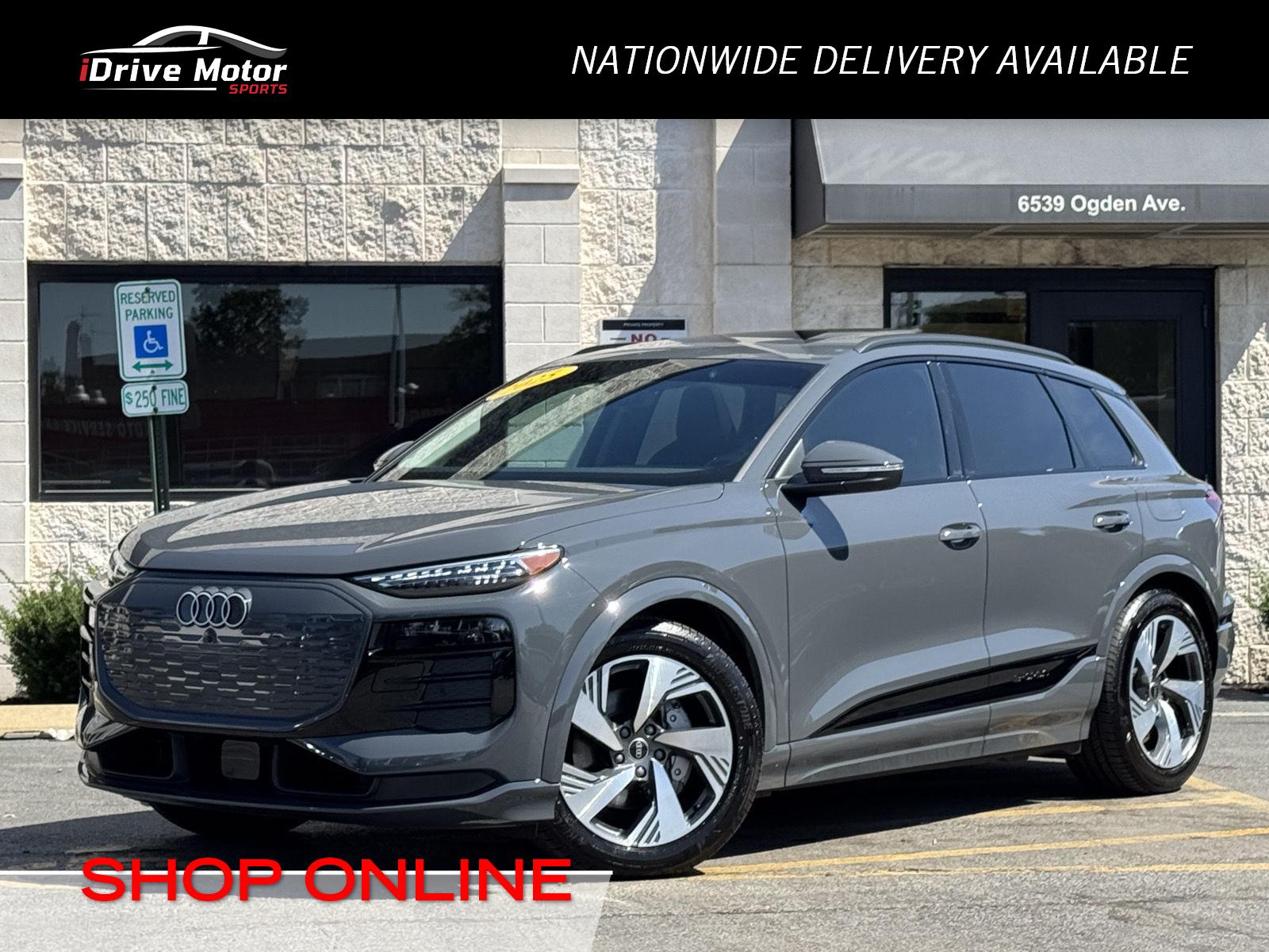 Magnet Gray 2025 Audi Q6 e-tron SUV / Crossover All-Wheel Drive Automatic