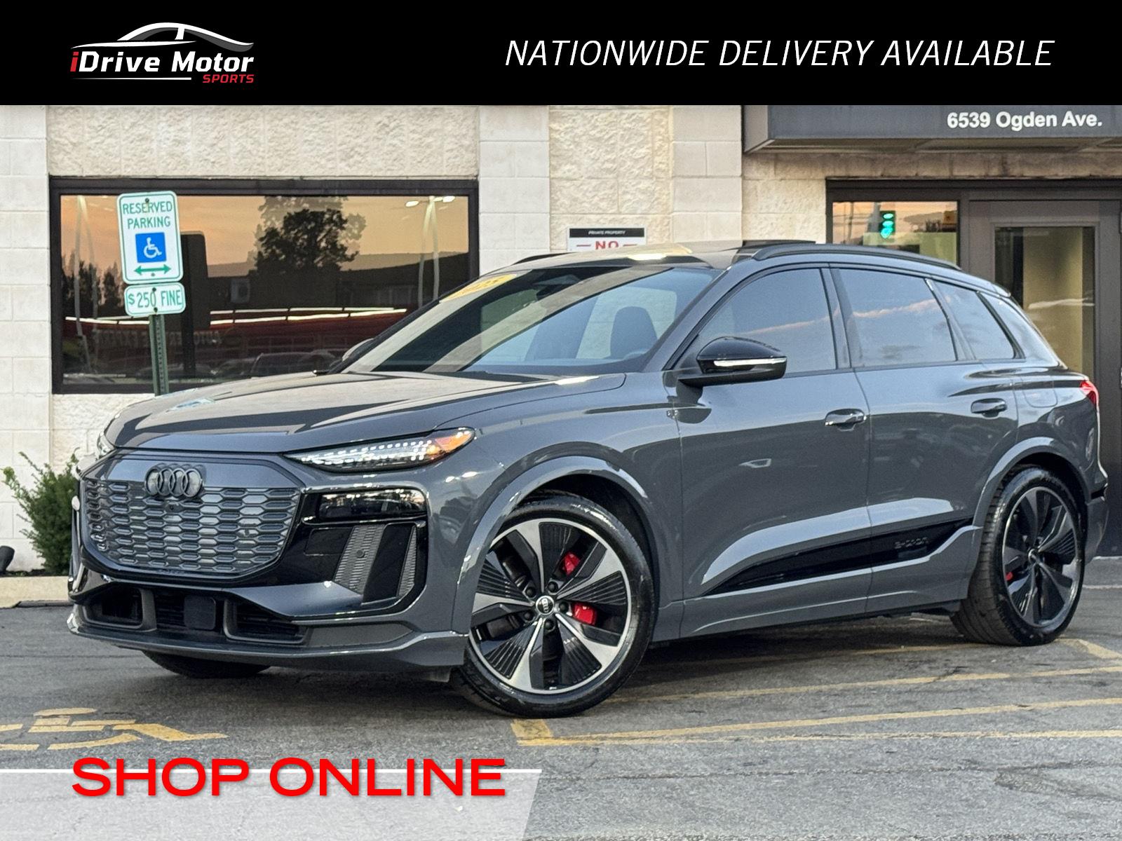 Magnet Gray 2025 Audi SQ6 e-tron SUV / Crossover All-Wheel Drive Automatic