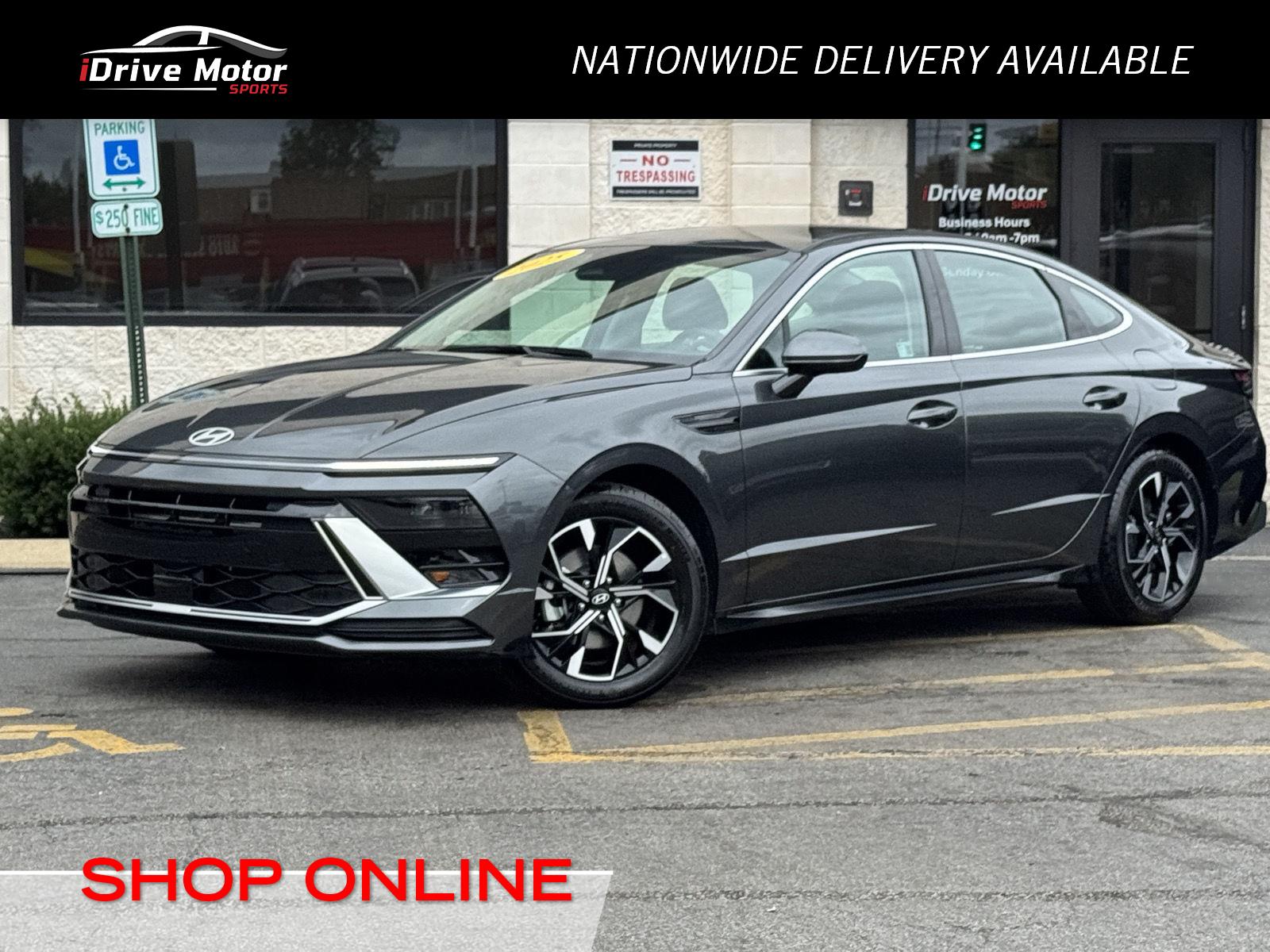 Portofino Gray 2025 Hyundai Sonata Sedan Front-Wheel Drive Automatic