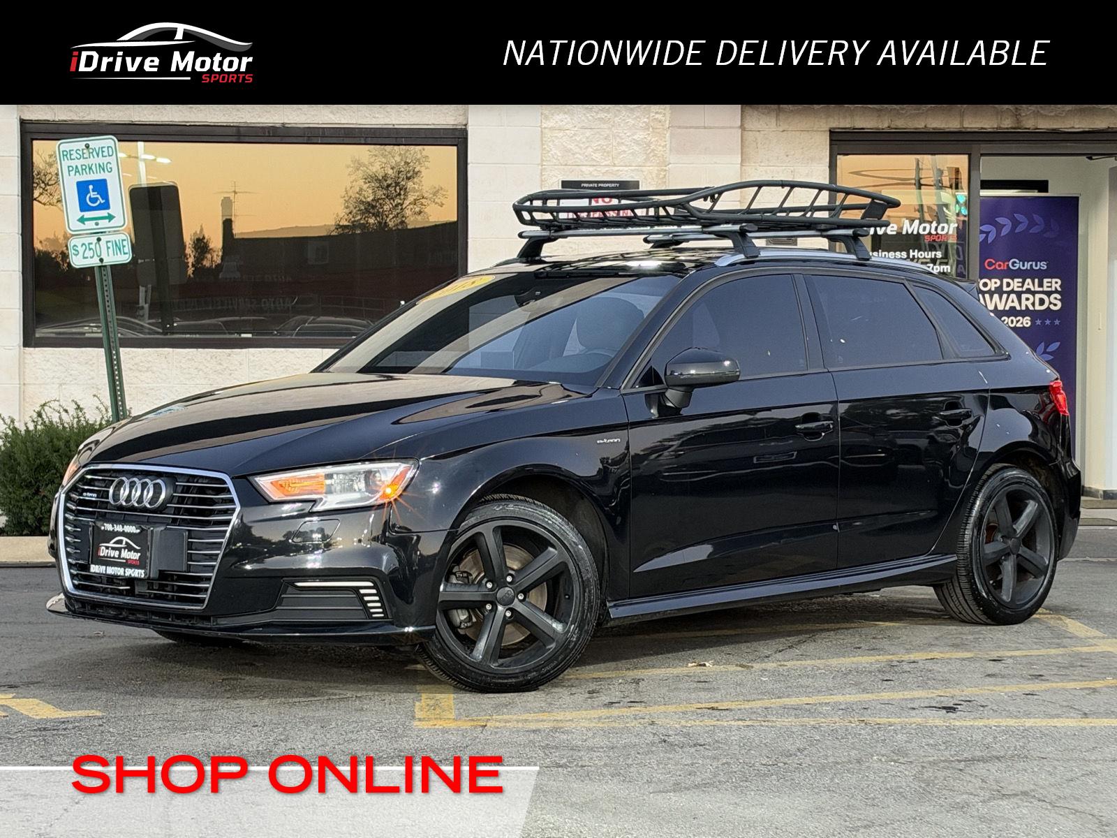 Mythos Black Metallic 2018 Audi A3 Sportback Wagon Front-Wheel Drive Automatic