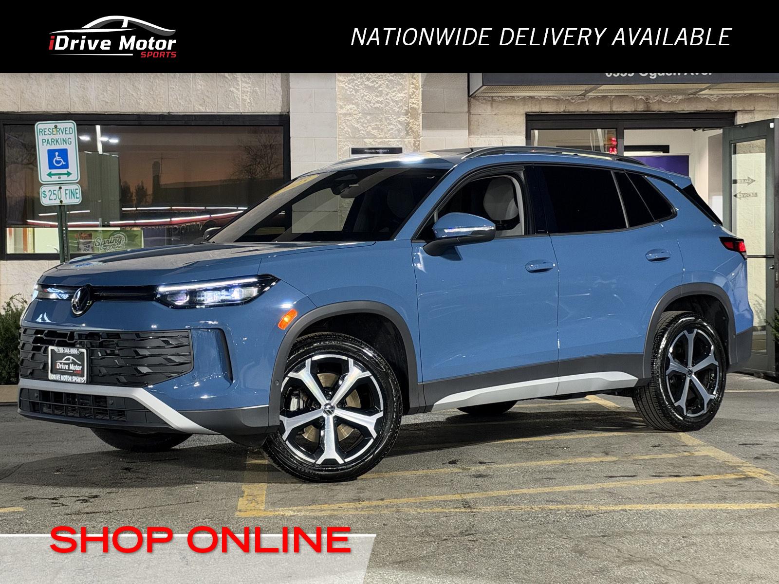 Monterey Blue Pearl 2025 Volkswagen Tiguan SUV / Crossover All-Wheel Drive Automatic