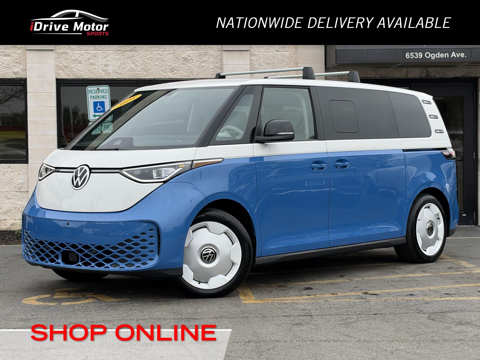 Blue 2025 Volkswagen ID.Buzz Minivan Rear-Wheel Drive Automatic