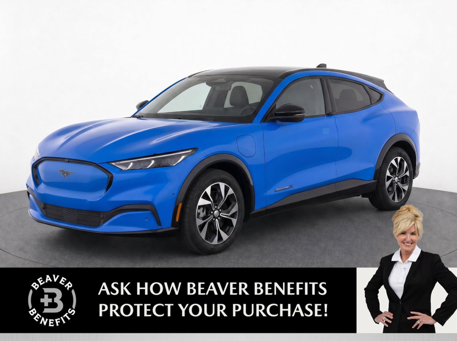 Grabber Blue Metallic 2023 Ford Mustang Mach-E SUV / Crossover Rear-Wheel Drive Automatic