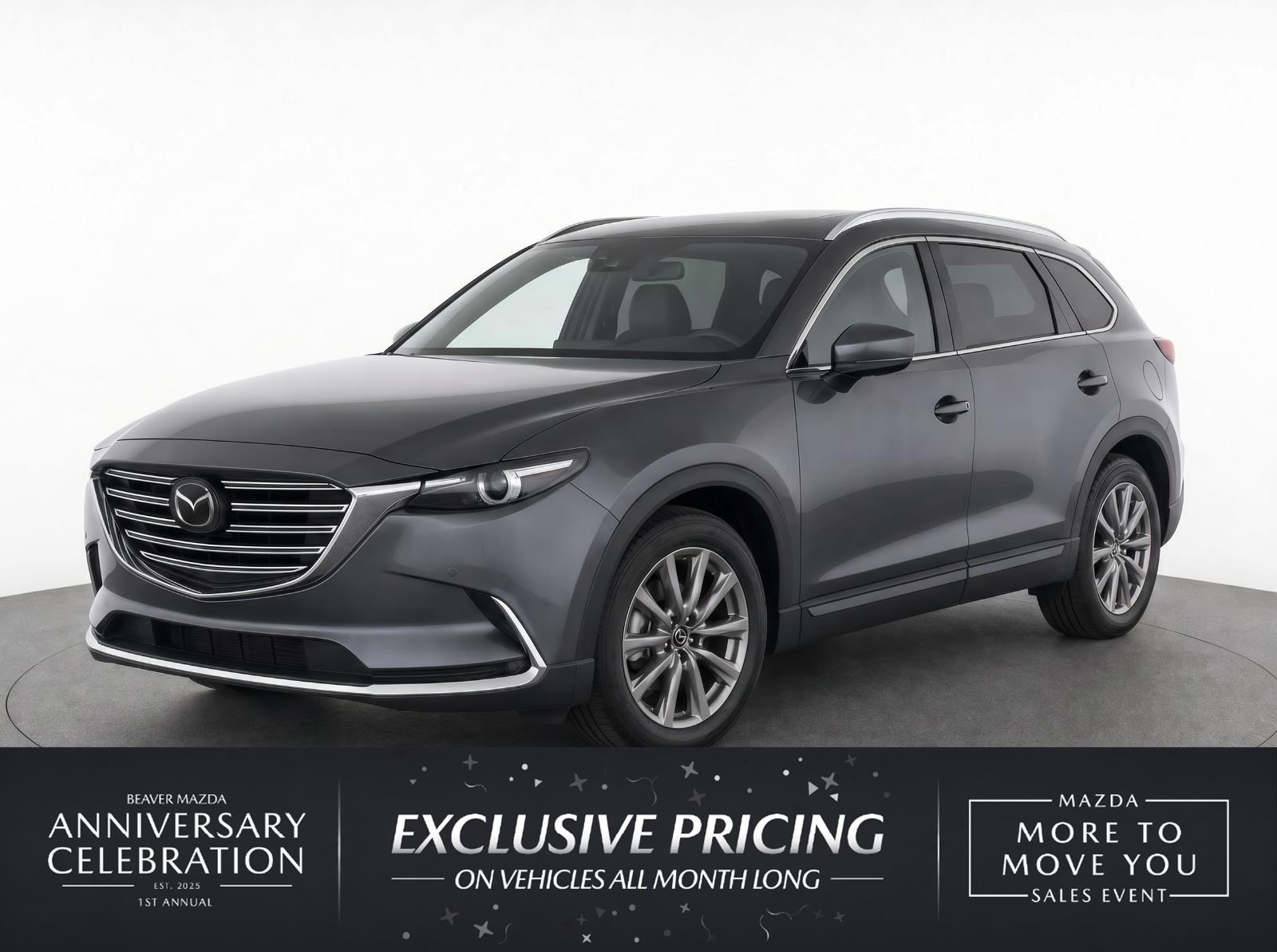 Machine Gray Metallic 2017 Mazda CX-9 SUV / Crossover Front-Wheel Drive Automatic