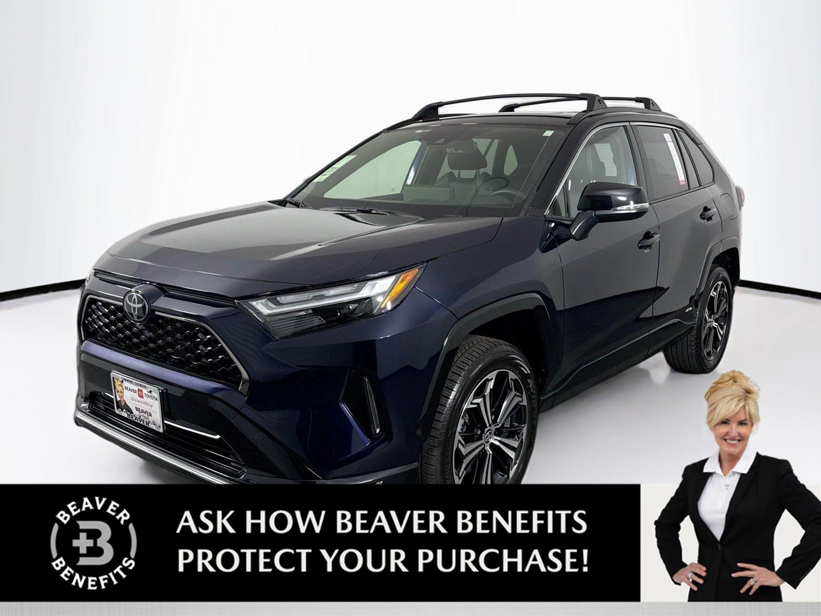 Blueprint w/Midnight Black Metallic Roof 2025 Toyota RAV4 Plug-in Hybrid SUV / Crossover All-Wheel Drive Continuously Variable Transmission