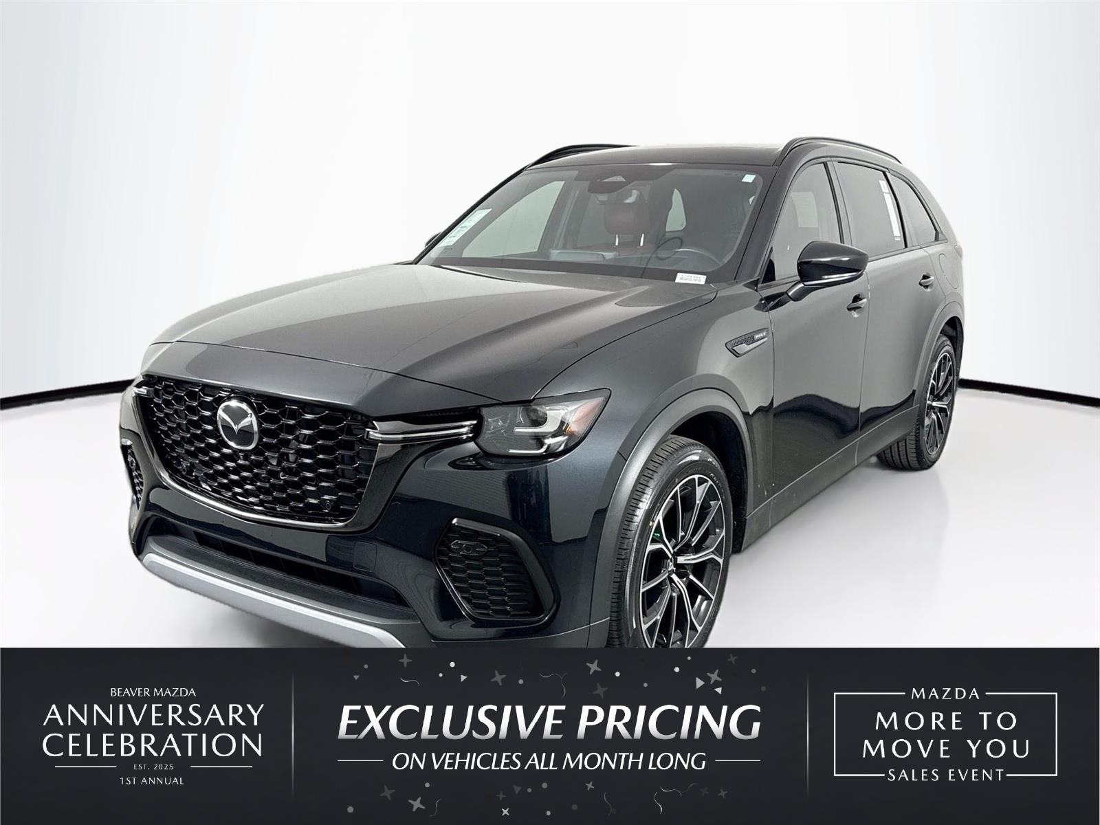 Jet Black Mica 2025 Mazda CX-70 SUV / Crossover All-Wheel Drive Automatic