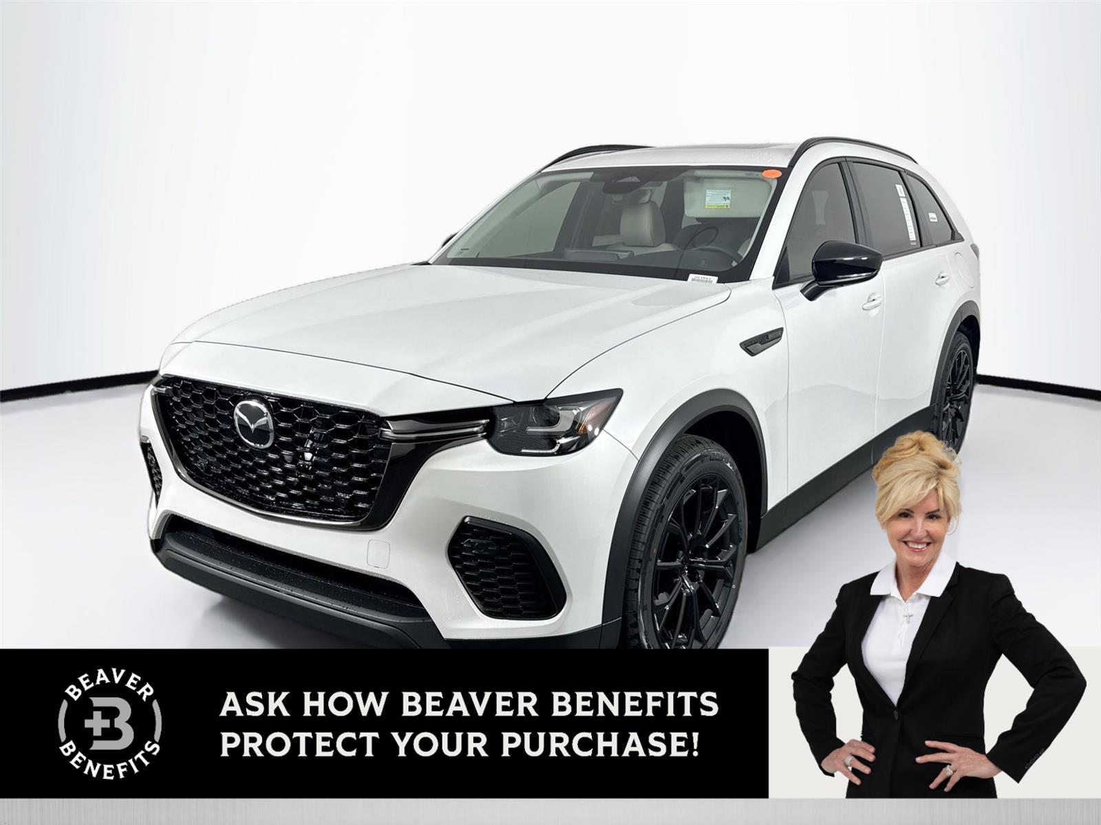 Rhodium White Premium 2026 Mazda CX-70 3.3 Turbo Preferred AWD SUV / Crossover All-Wheel Drive Automatic