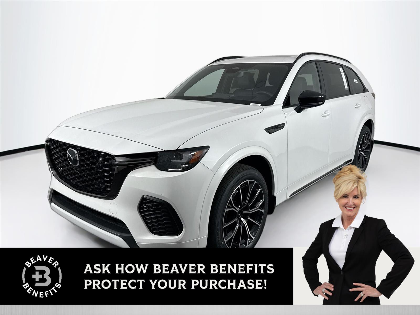 Rhodium White Premium 2026 Mazda CX-70 3.3 Turbo S Premium AWD SUV / Crossover All-Wheel Drive Automatic